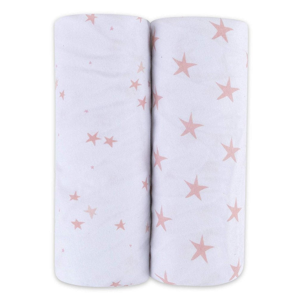 Mauve Star Crib Sheet Set、mySite、elrpsem3k