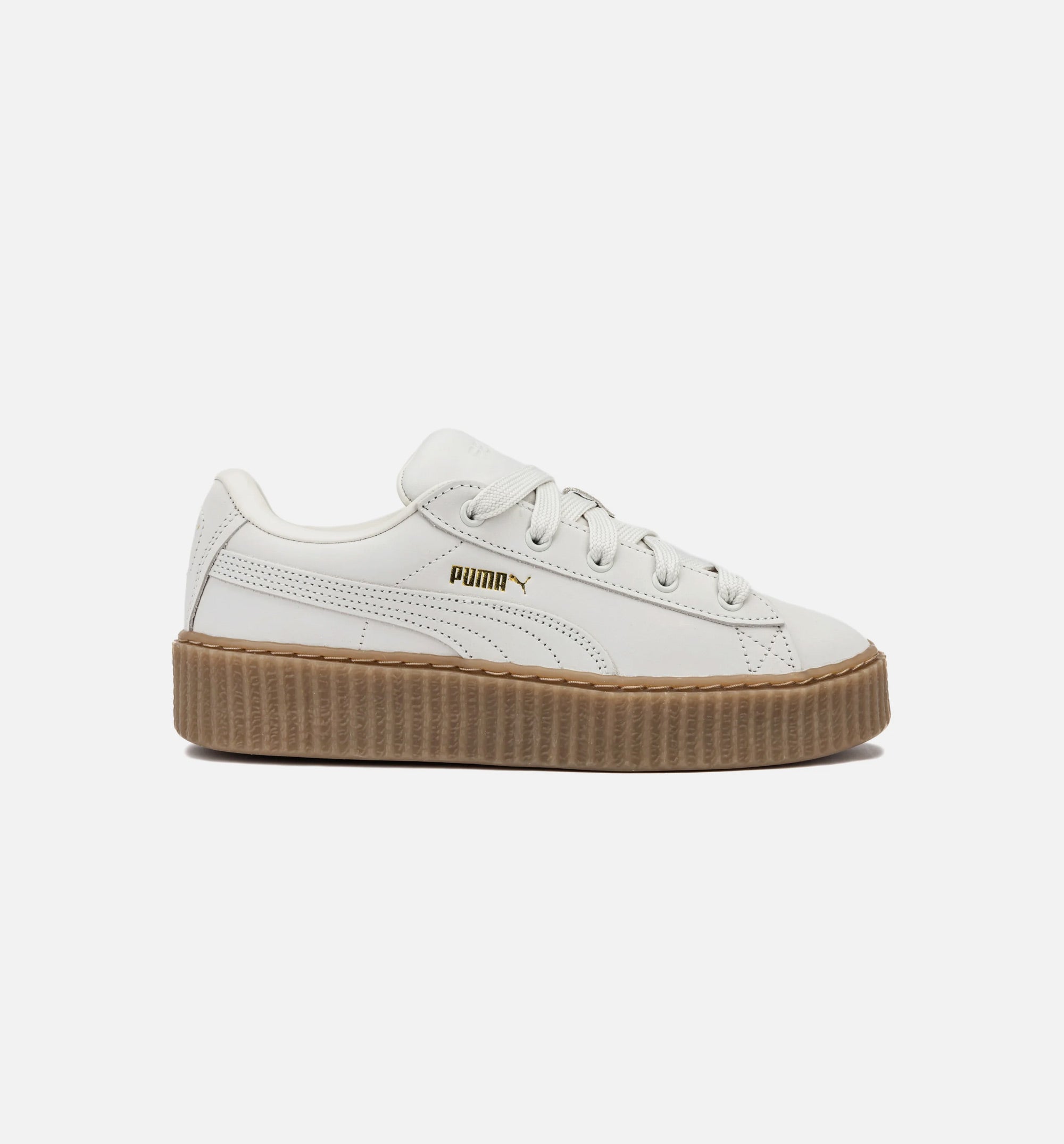 Fenty Creeper Phatty Earth Tone Womens Lifestyle Shoe - Warm White/Gold/Gum、mySite、dreamappss