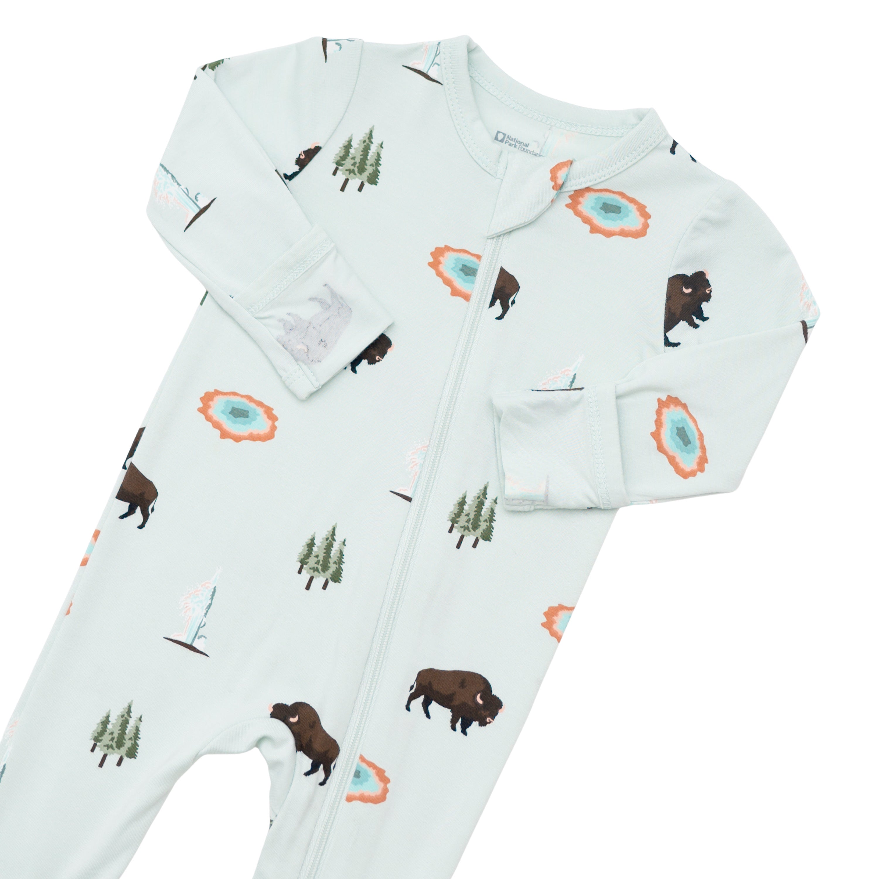  Zippered Footie in Yellowstone、mySite、layawaytickets