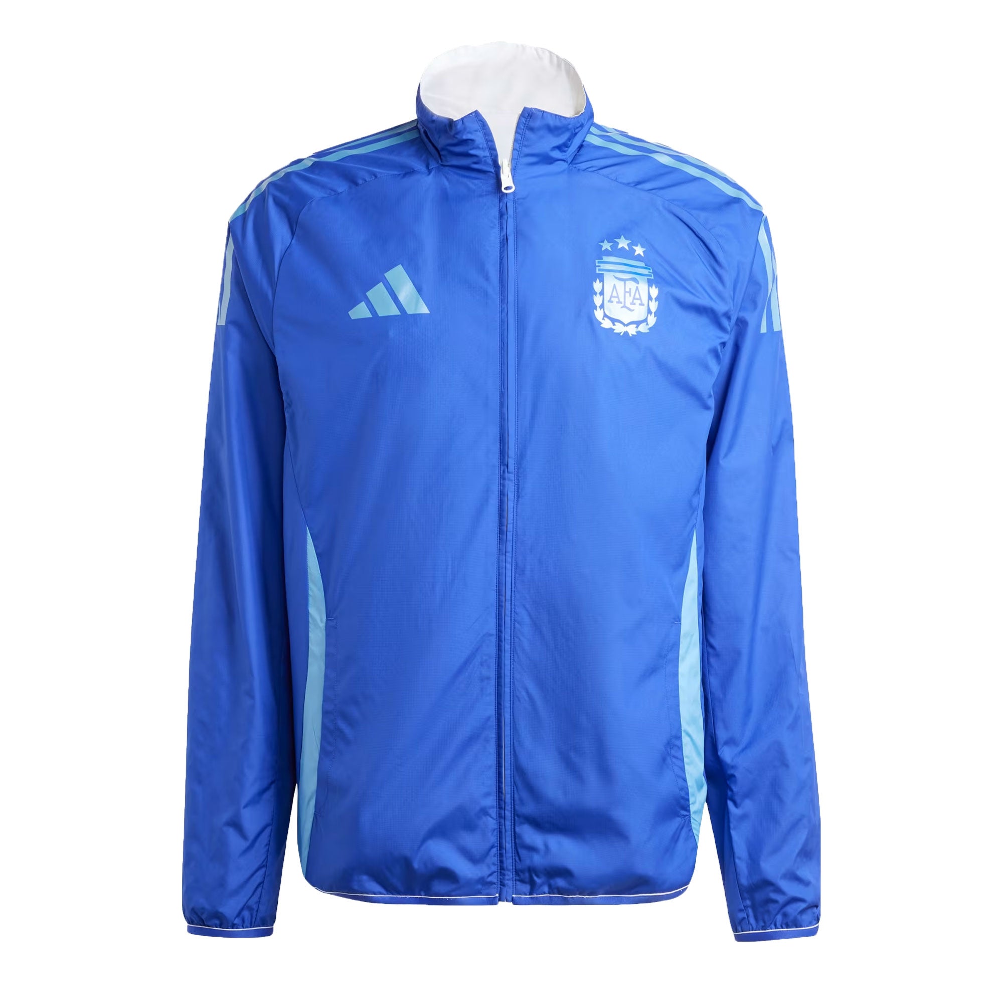 adidas Men's Argentina 2024/25 Anthem Jacket White/Sky Blue、mySite、bottomscart