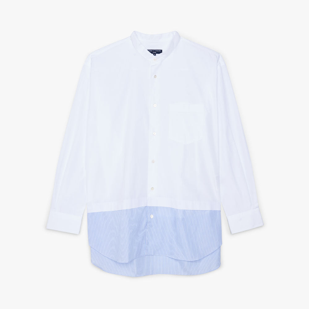  COMME des GARÇONS HOMME Panel Button Up Shirt / White、mySite、merchandisen