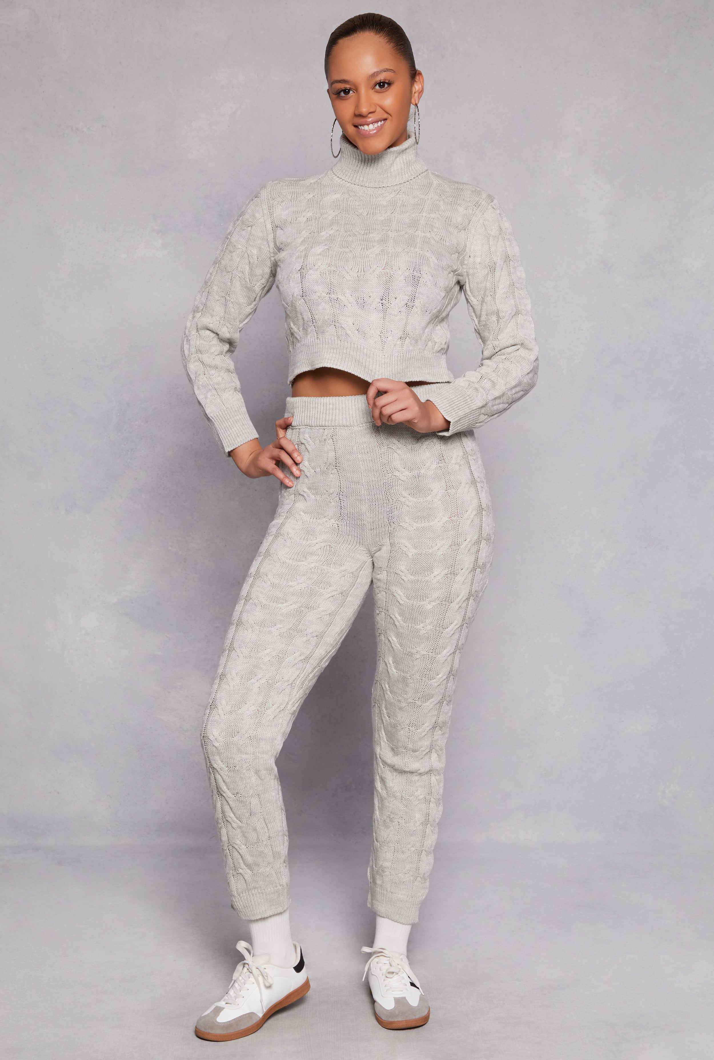 Cable Knit Pants、mySite、camillekostekn