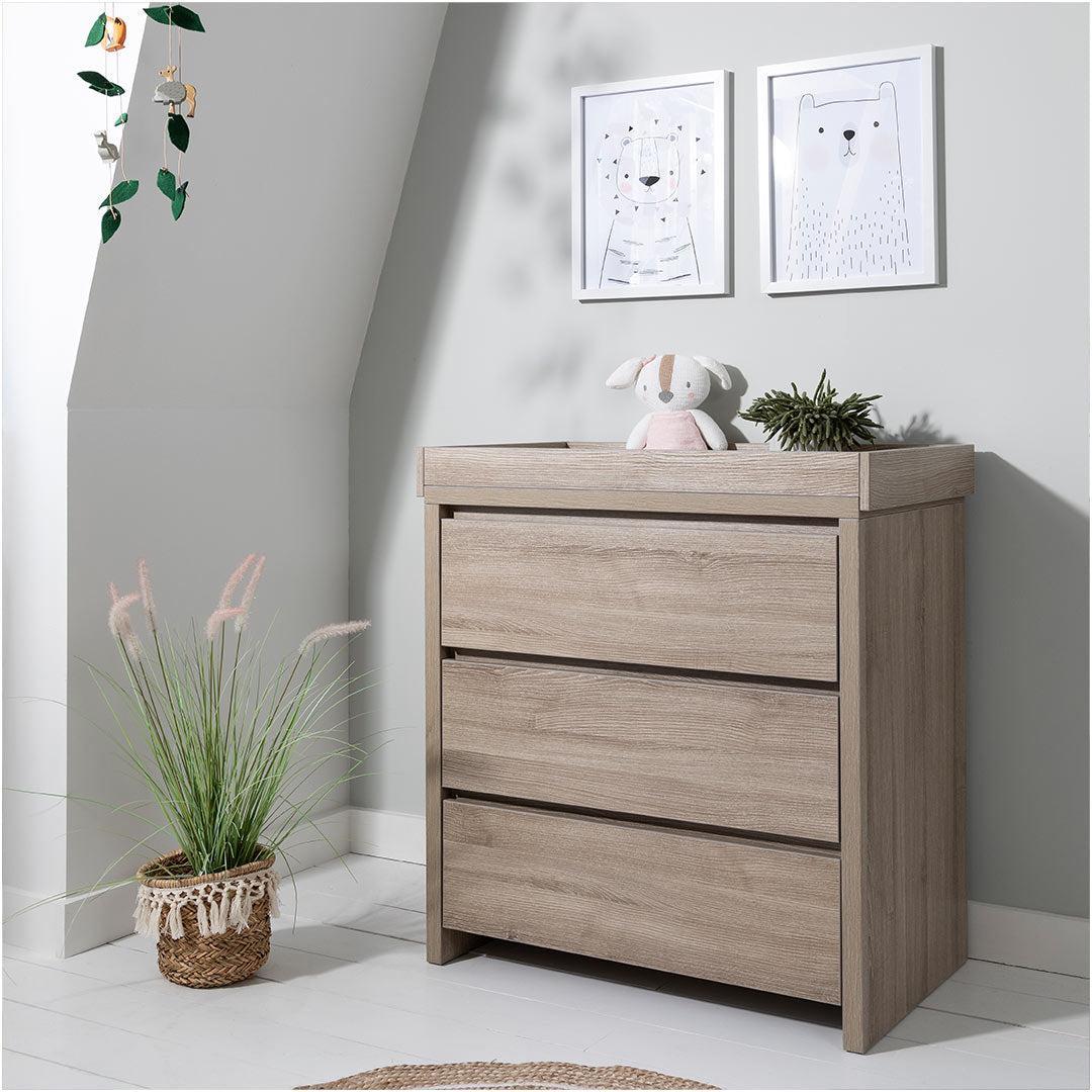  Tutti Bambini Modena 3 Piece Room Set - Oak、mySite、merchandisen