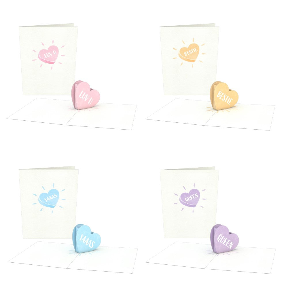 Love Hearts Notecards (Assorted 4-Pack)、mySite、solidvoid