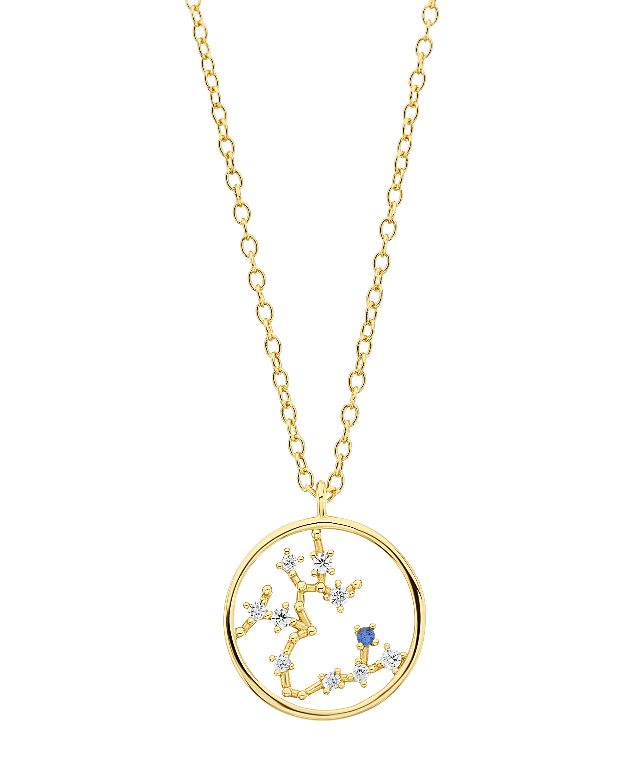  Zodiac Necklace Sagittarius 18ct Gold Plated