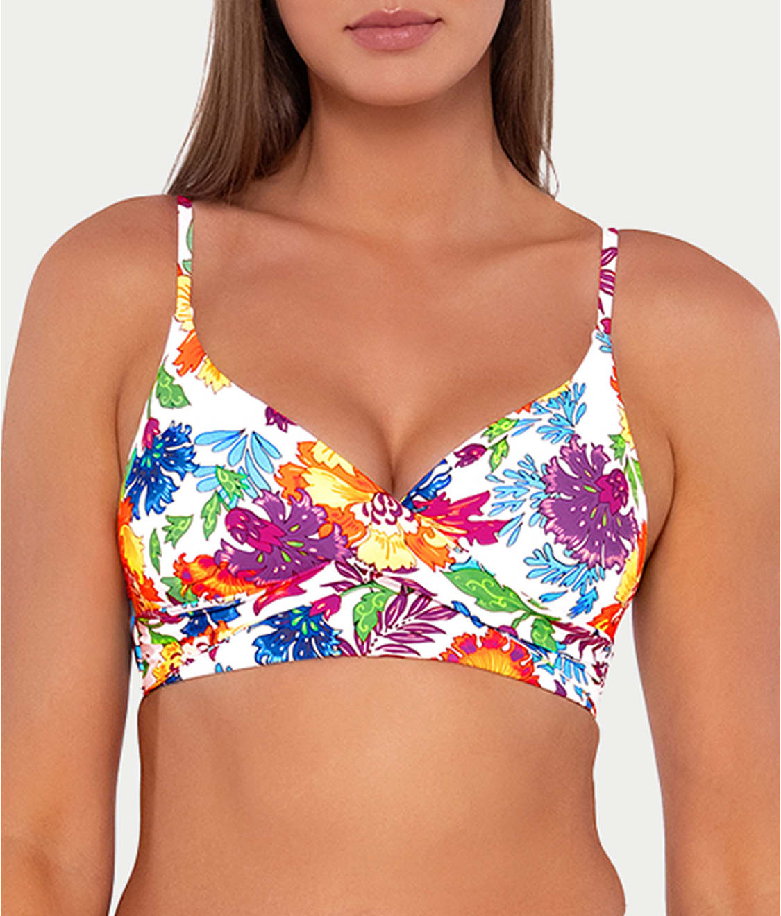 Printed Lyla Wrap Bralette Bikini Top、mySite、justintrudeaud