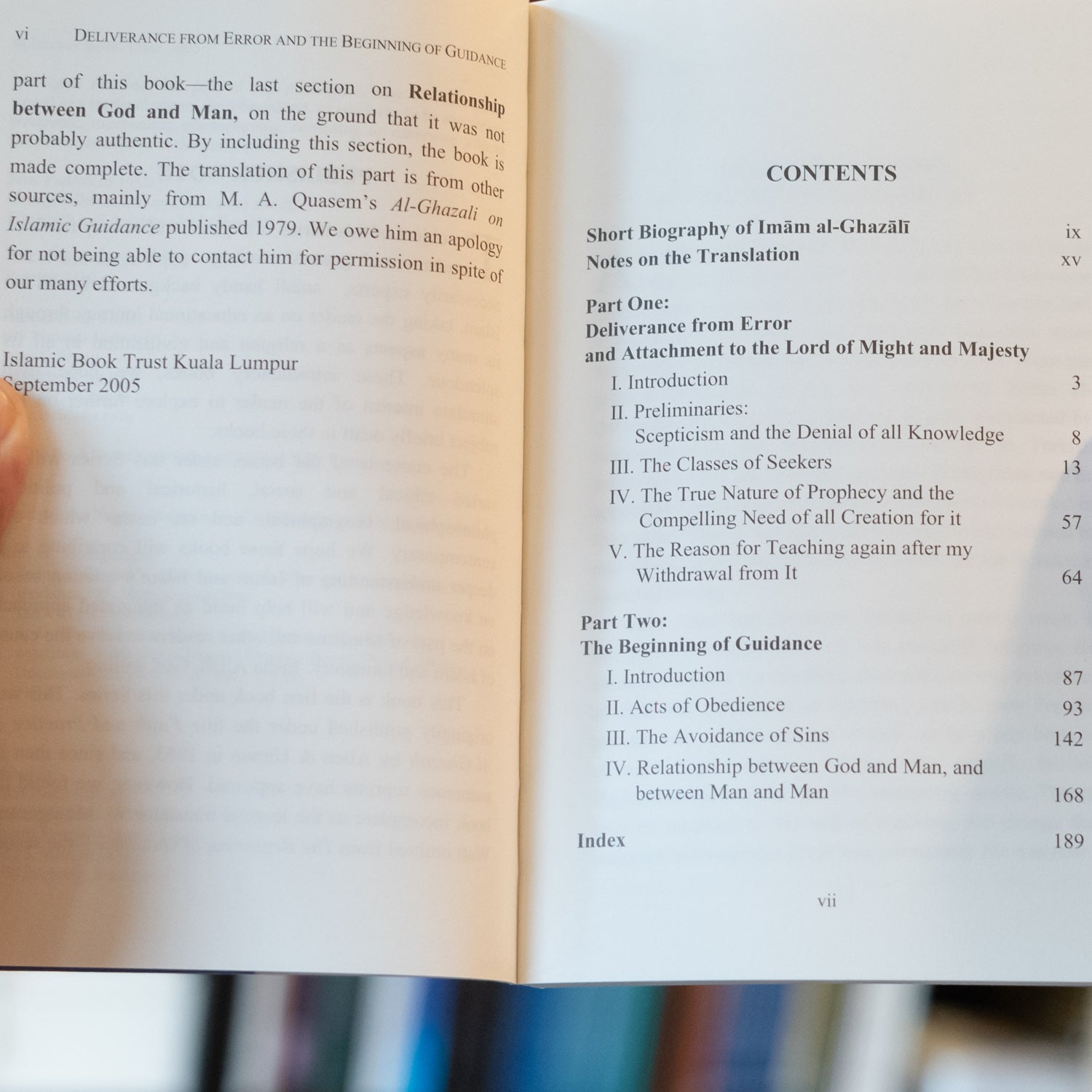 Al-Ghazali: Deliverance From Error and The Beginning of Guidance、mySite、topwebapps