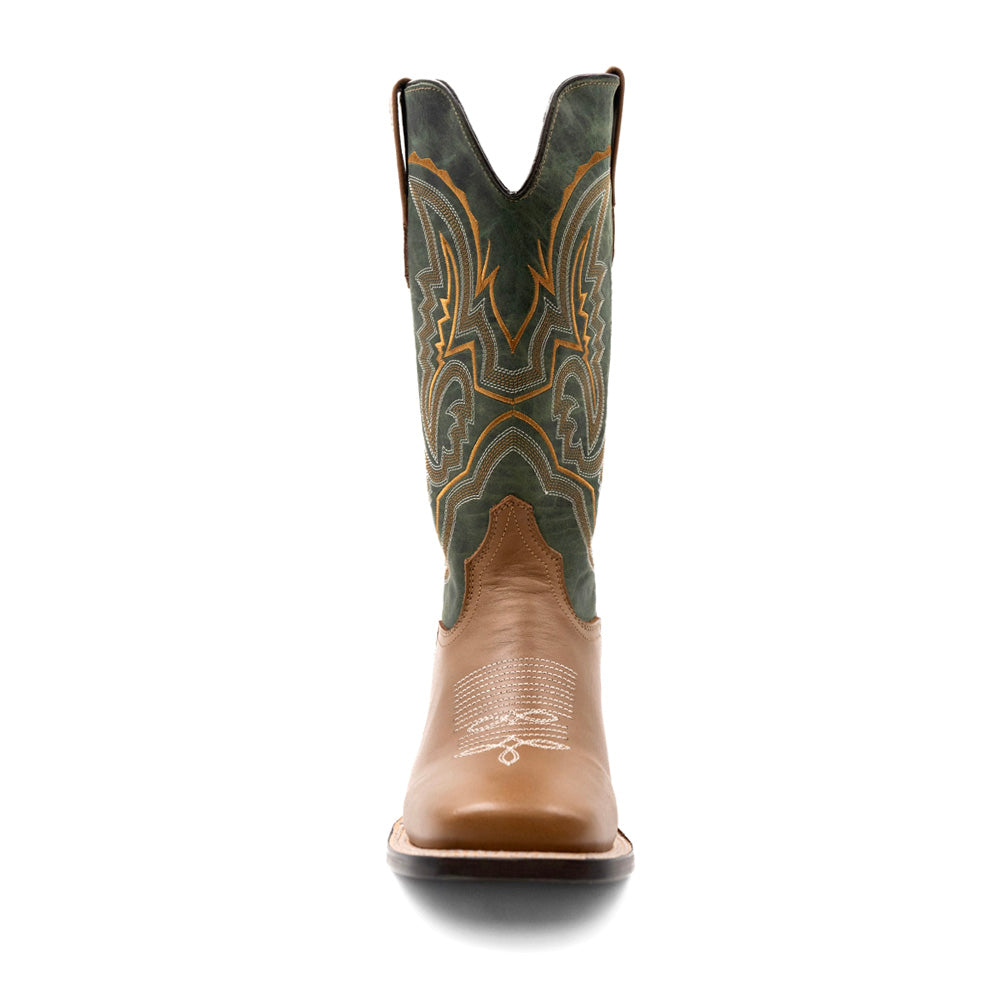 Clint Embroidered Square Toe Pull On Cowboy Boots、mySite、gtrtttuynbv