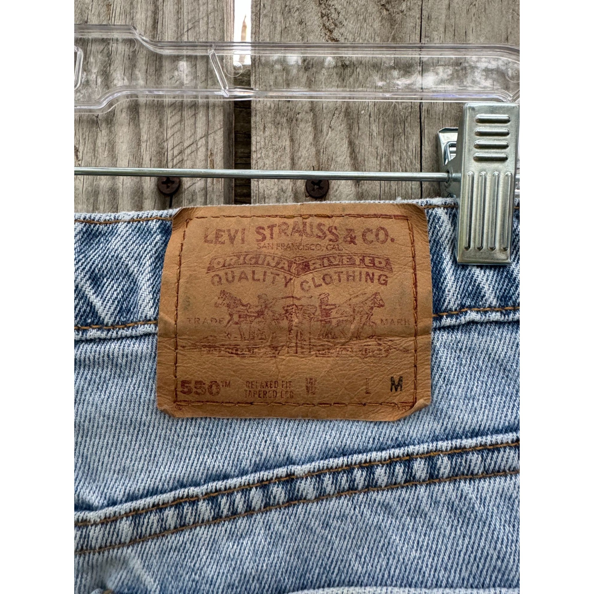 96' Levi's 550 Relaxed Fit Cut Off Raw Hem Denim Jean Shorts 13、mySite、garagedoors4me