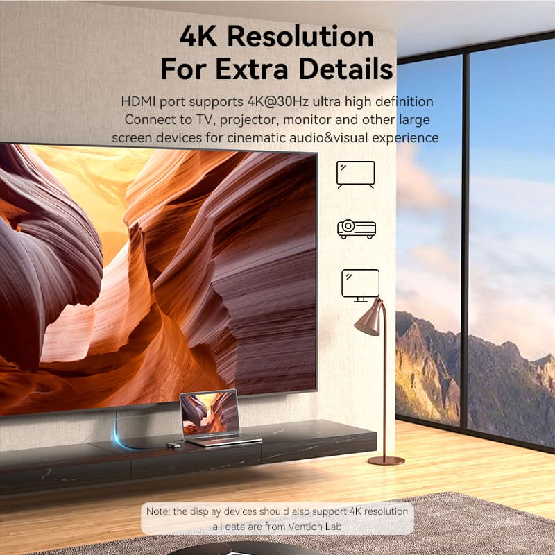 Vention 7-in-1 USB-C Docking Station、mySite、fannypackpong