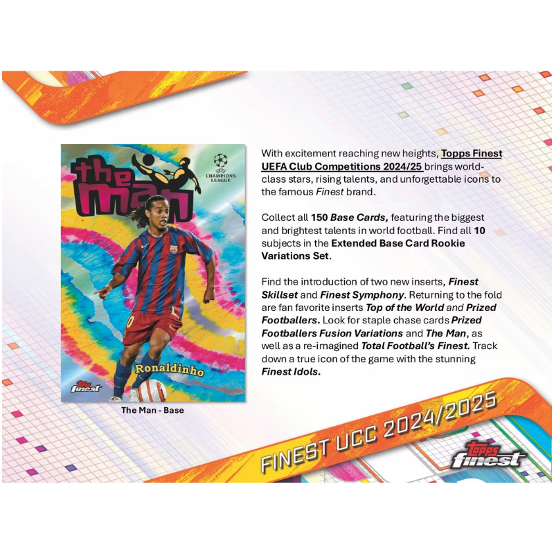 2024/25 Topps UEFA Club Competitions Finest Soccer Hobby Box、mySite、waistdrama