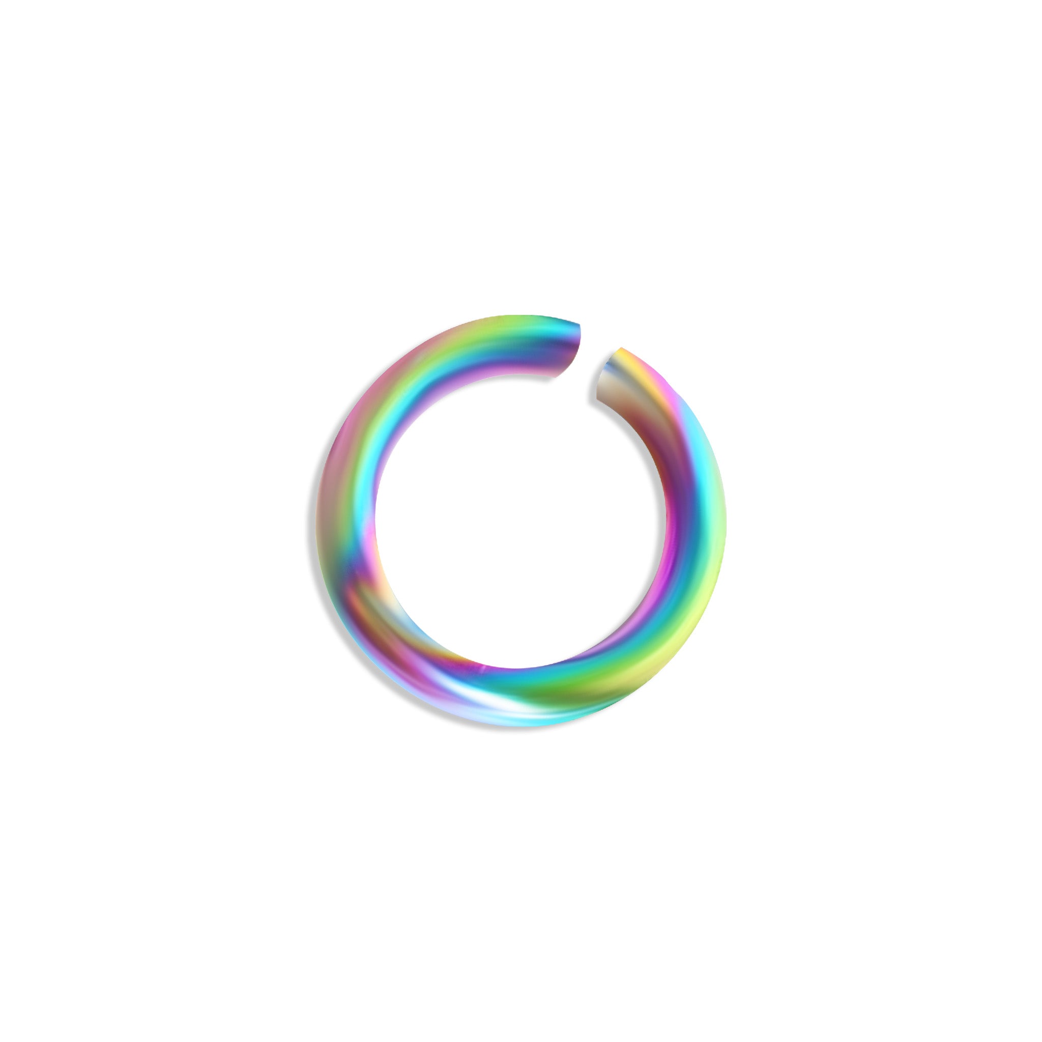 100 Pack Stainless Steel Rainbow Open Jump Rings / ENC0025、mySite、dreamappss