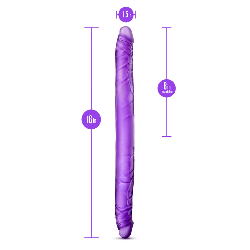 B Yours By Blush® | Purple 16-Inch Long Dildo、mySite、bottomscart