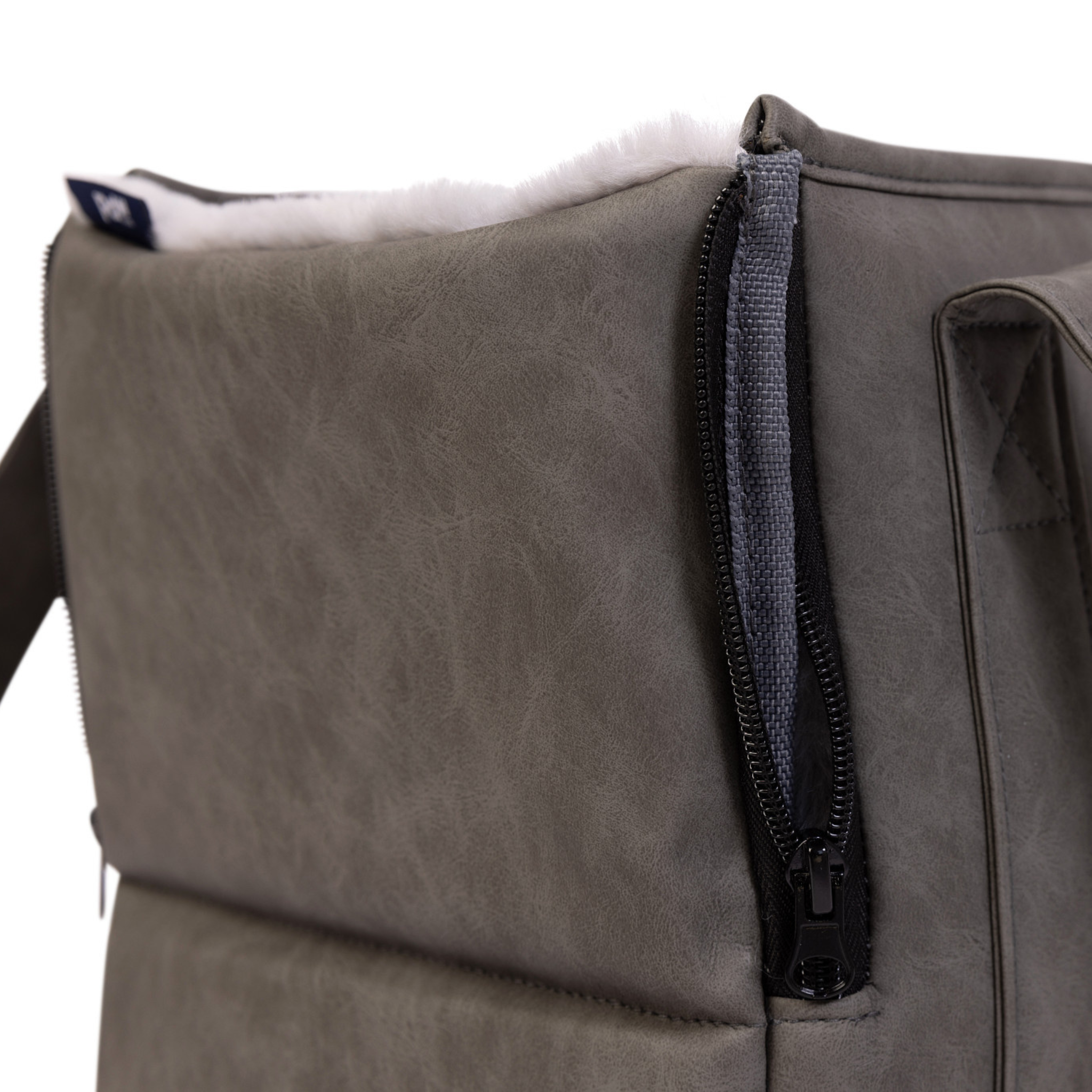 PupTote™ 3-in-1 Faux Leather Dog Carrier Bag 2.0 - Slate Grey、mySite、solidvoid