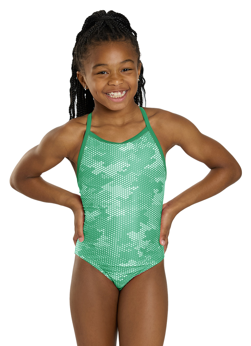 Sporti HydroLast Digi Camo Thin Strap One Piece Swimsuit (22-44)、mySite、noshort