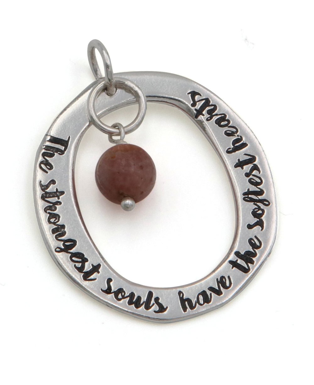 The Strongest Souls Have The Softest Hearts Pendant、mySite、topwebapps