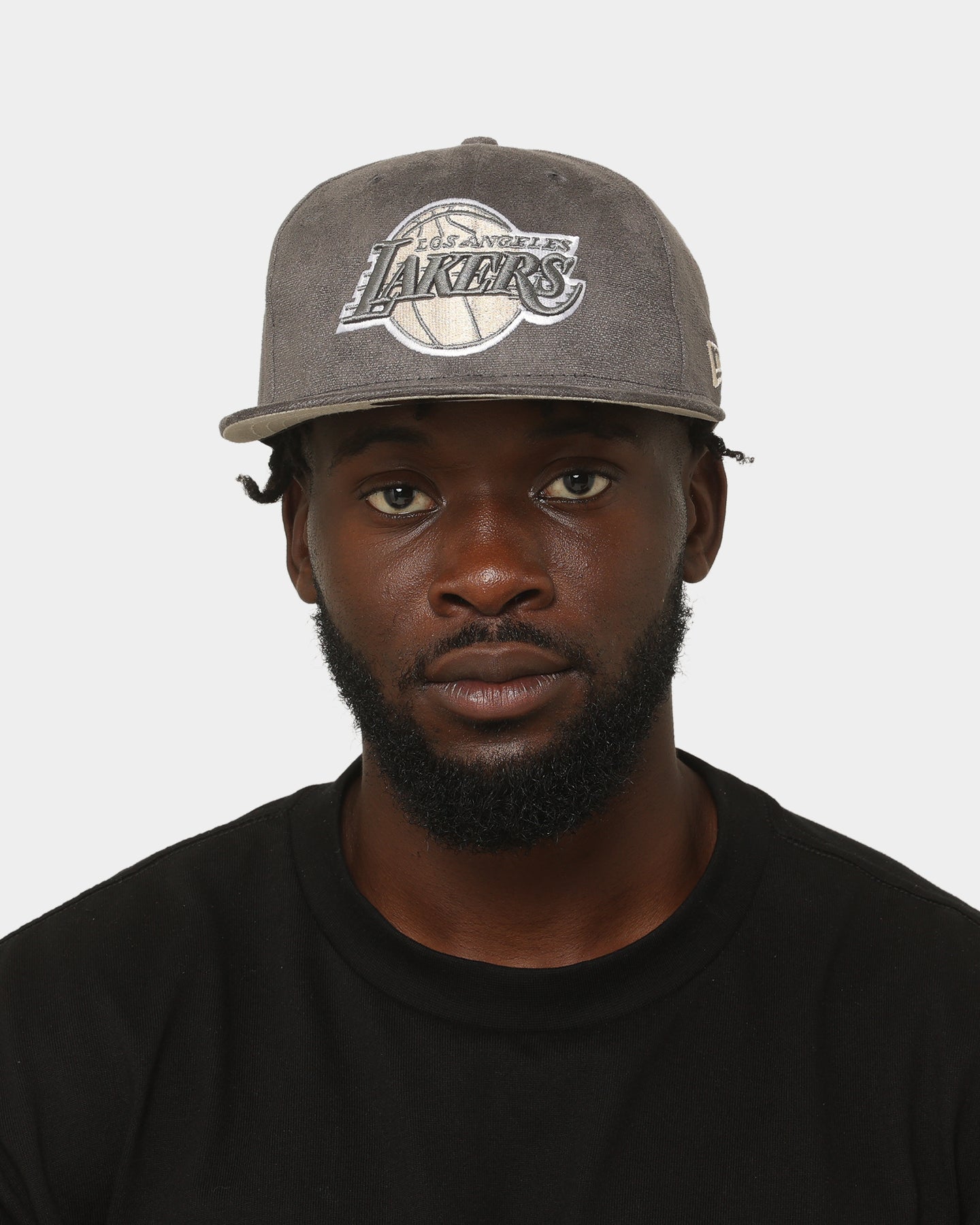 New Era Los Angeles Lakers 'Suedes Of Grey' 59FIFTY Fitted Grey、mySite、zt4zffjzw
