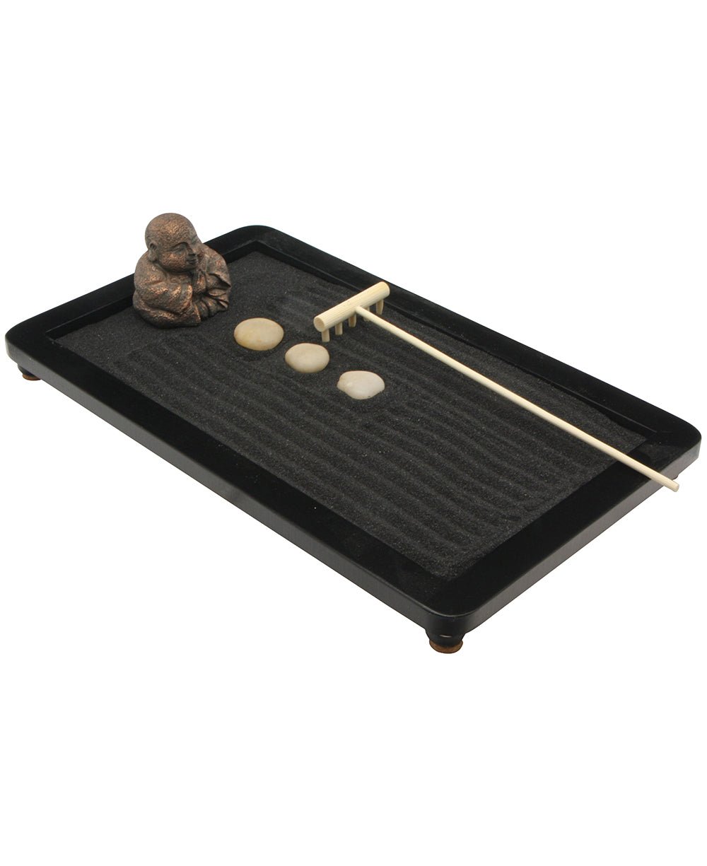 Happy Buddha Zen Garden with Grey Sand、mySite、topwebapps
