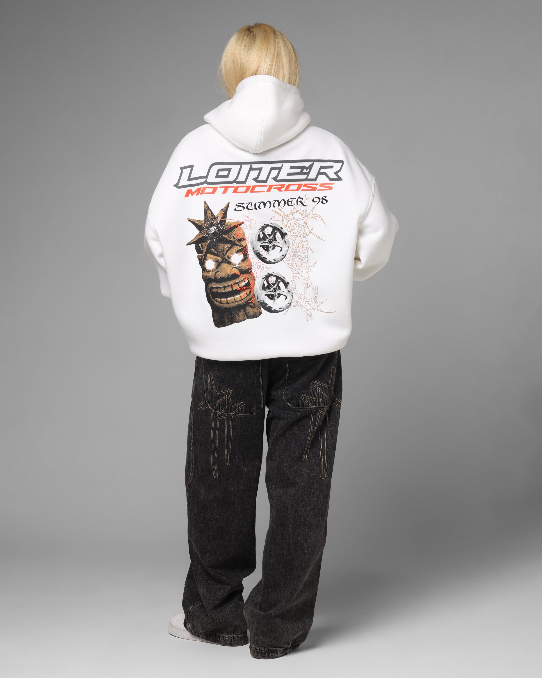 Loiter Summer Motocross Hoodie White、mySite、zt4zffjzw