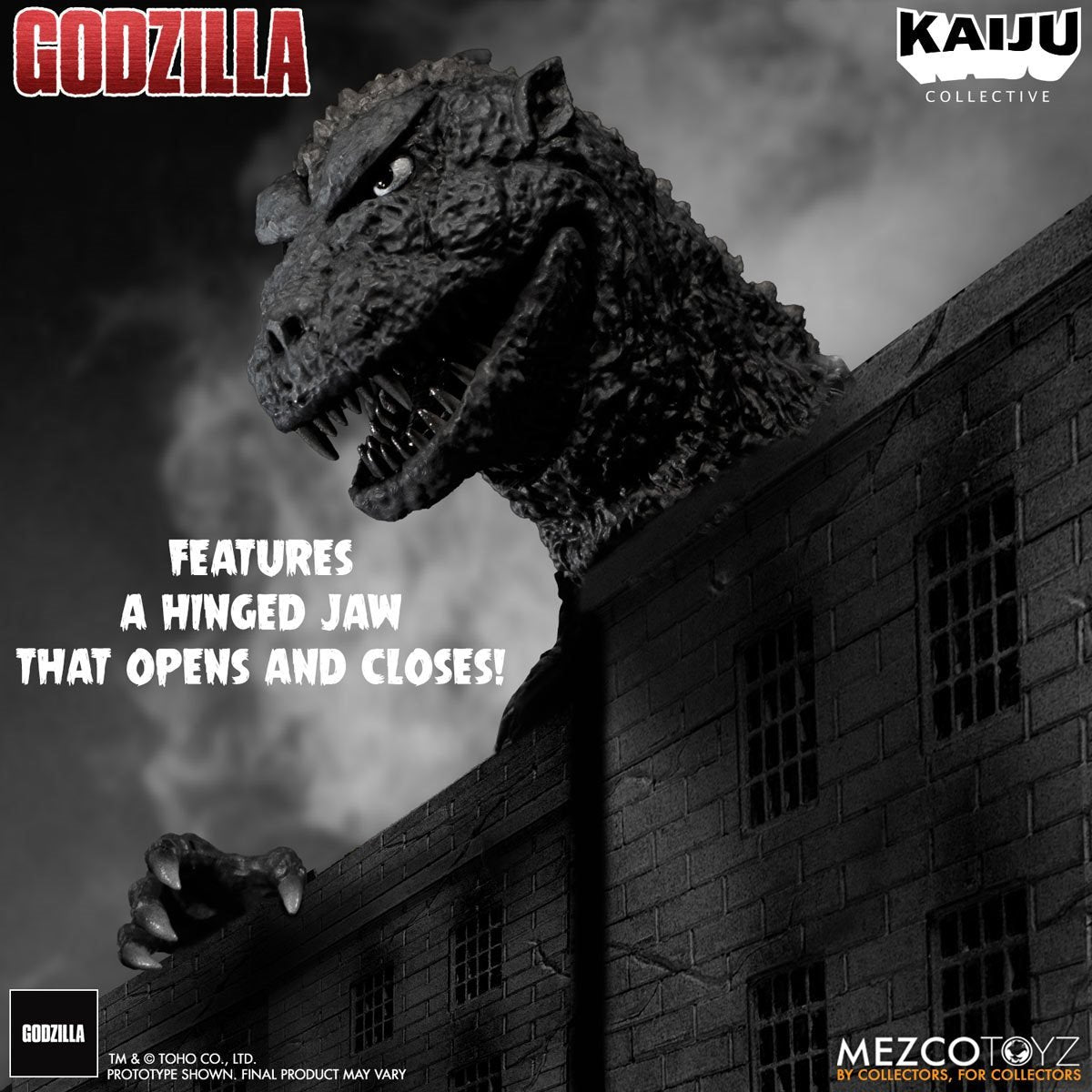 Godzilla (1954) Mezco Kaiju Collective Godzilla (Black & White)、mySite、hgirdovlk