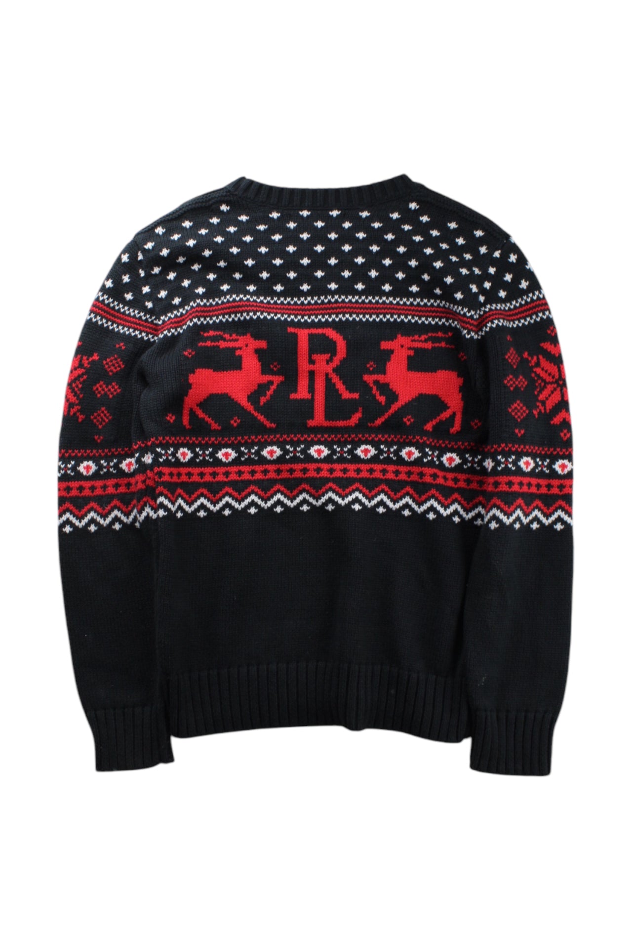 Polo Ralph Lauren Reindeer Knit Sweater 8Y、mySite、g9winljtr