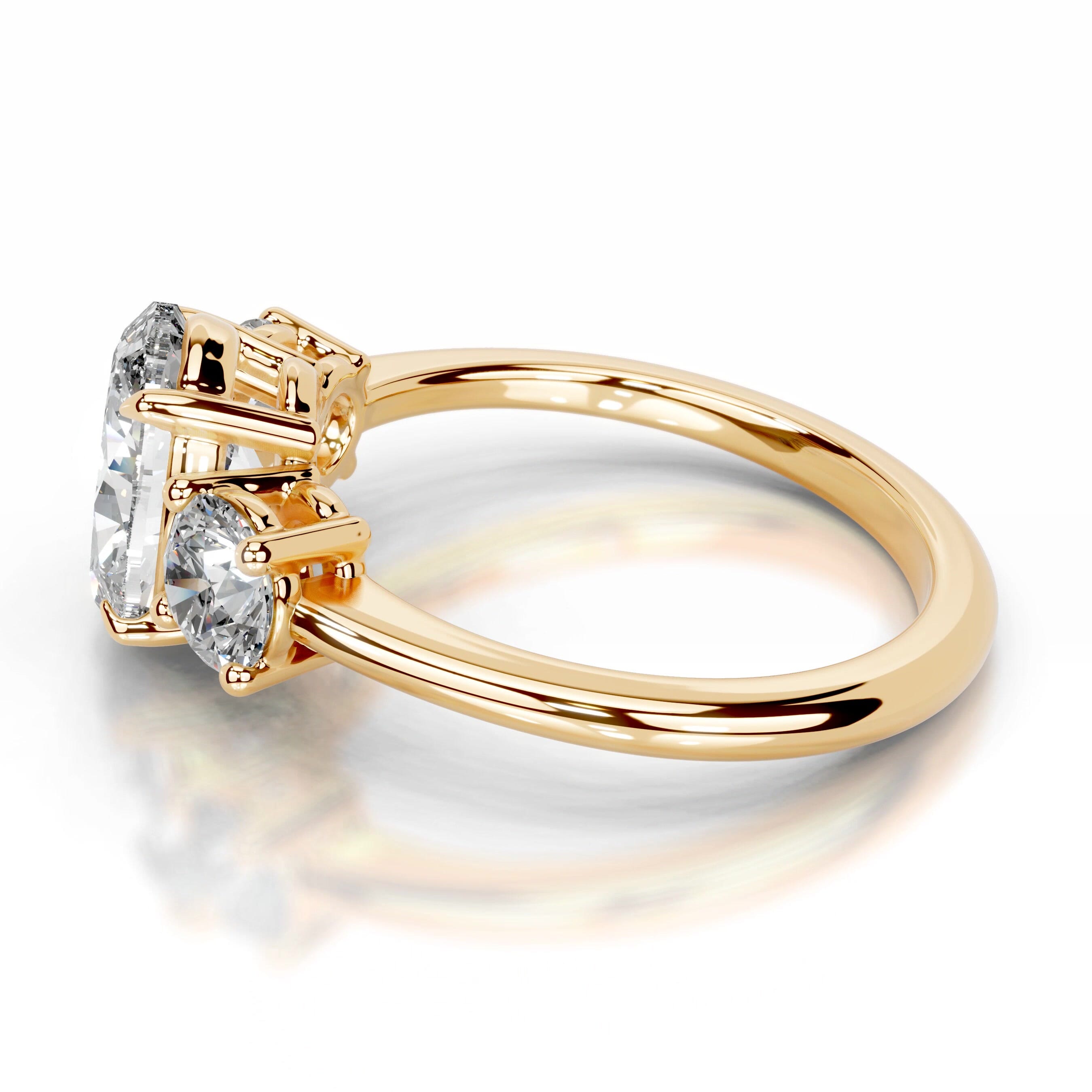 Emanuela Lab Grown Diamond Ring - 18K Yellow Gold、mySite、hinf8tx79