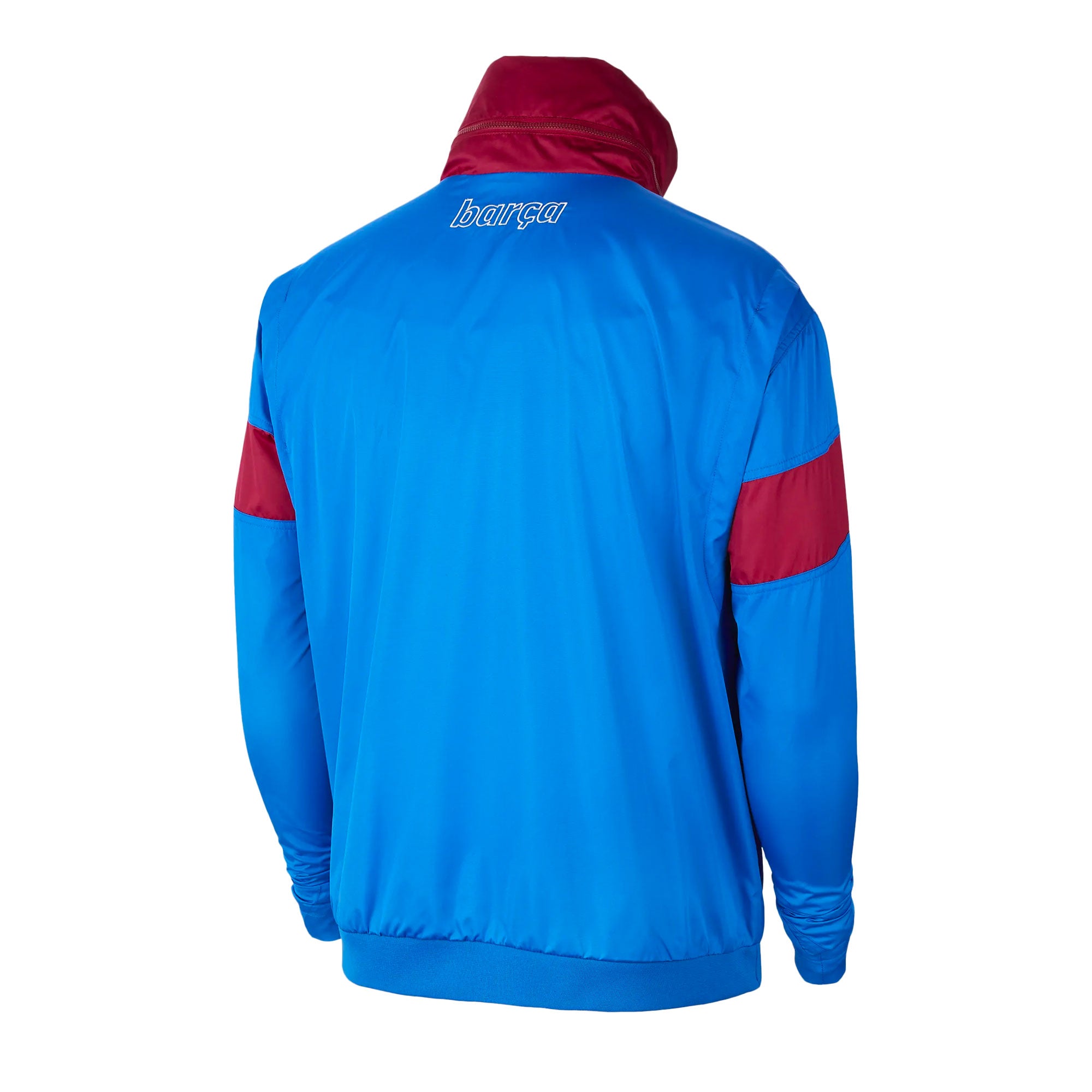 Nike Men's FC Barcelona 2021/22 Anorak Jacket Blue/Red、mySite、bottomscart