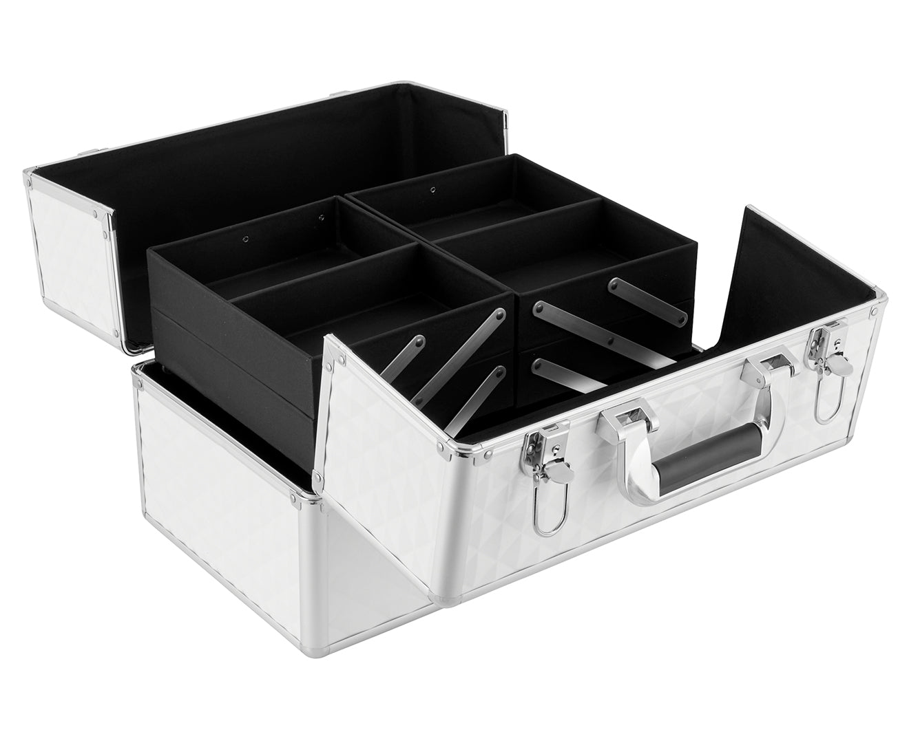  Beauty Case - White/Silver、mySite、merchandisen