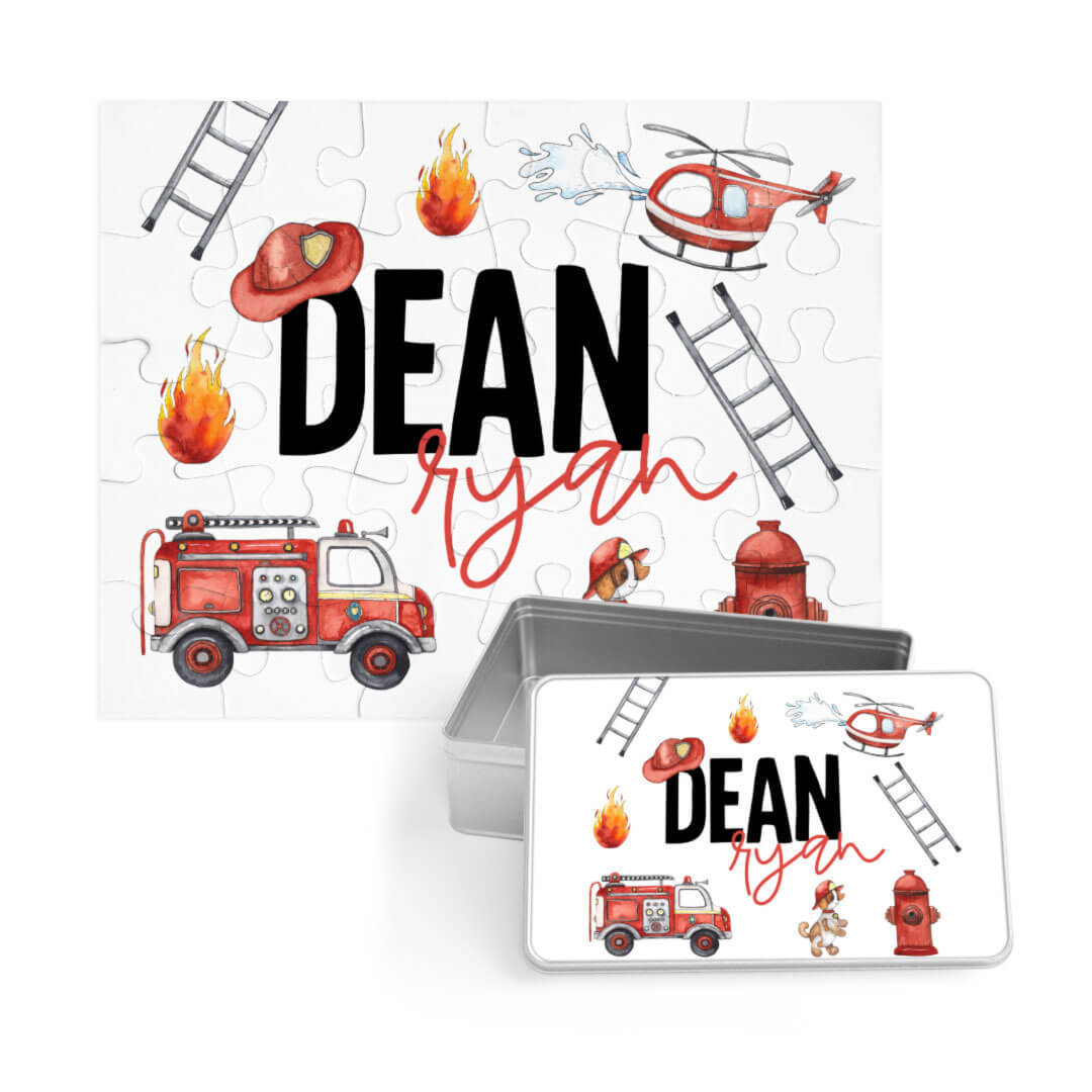  Kids Personalized 30 Piece Puzzle | Firetrucks、mySite、layawaytickets