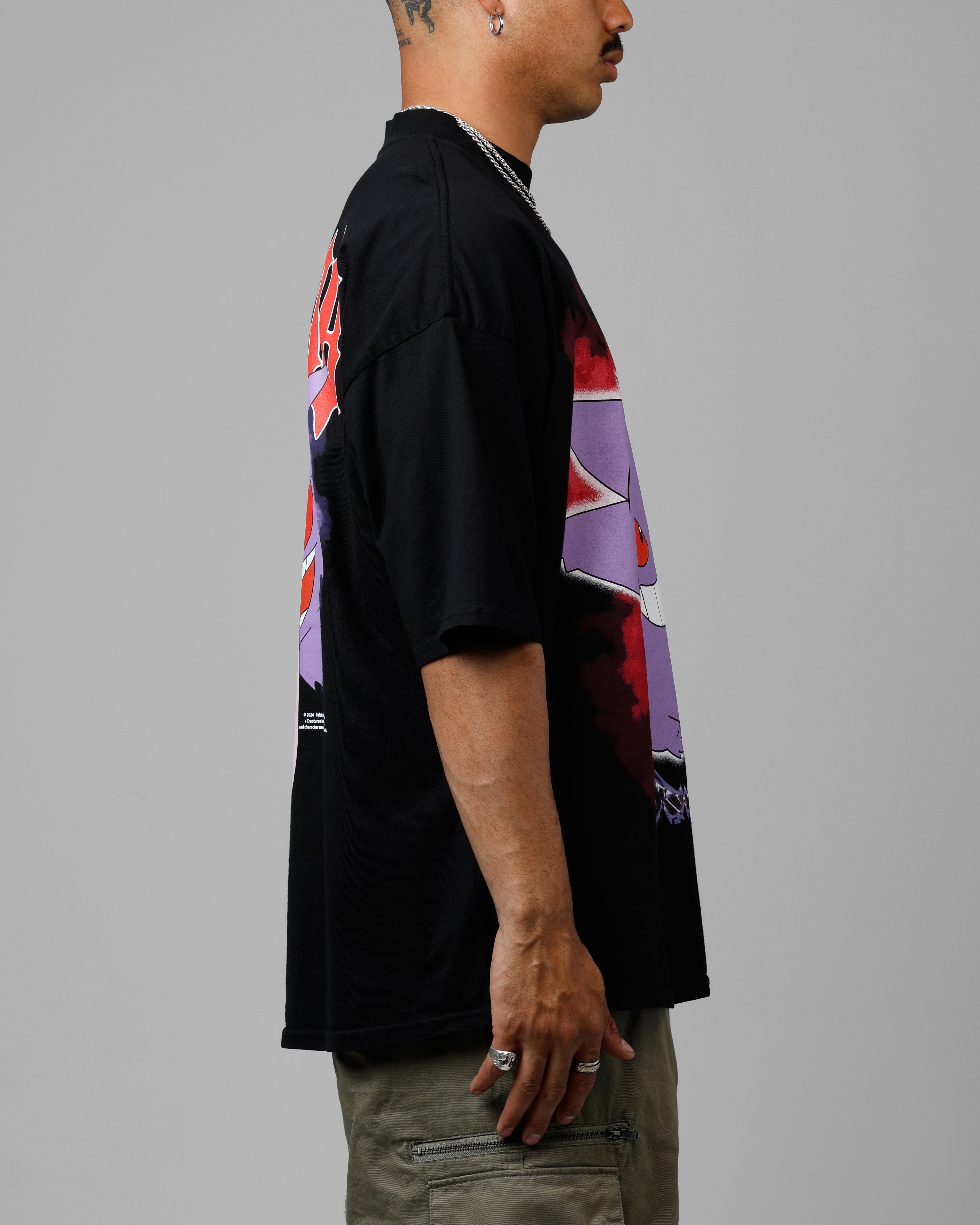 Loiter Pokémon By Loiter Gengar Premium T-Shirt Black、mySite、zt4zffjzw