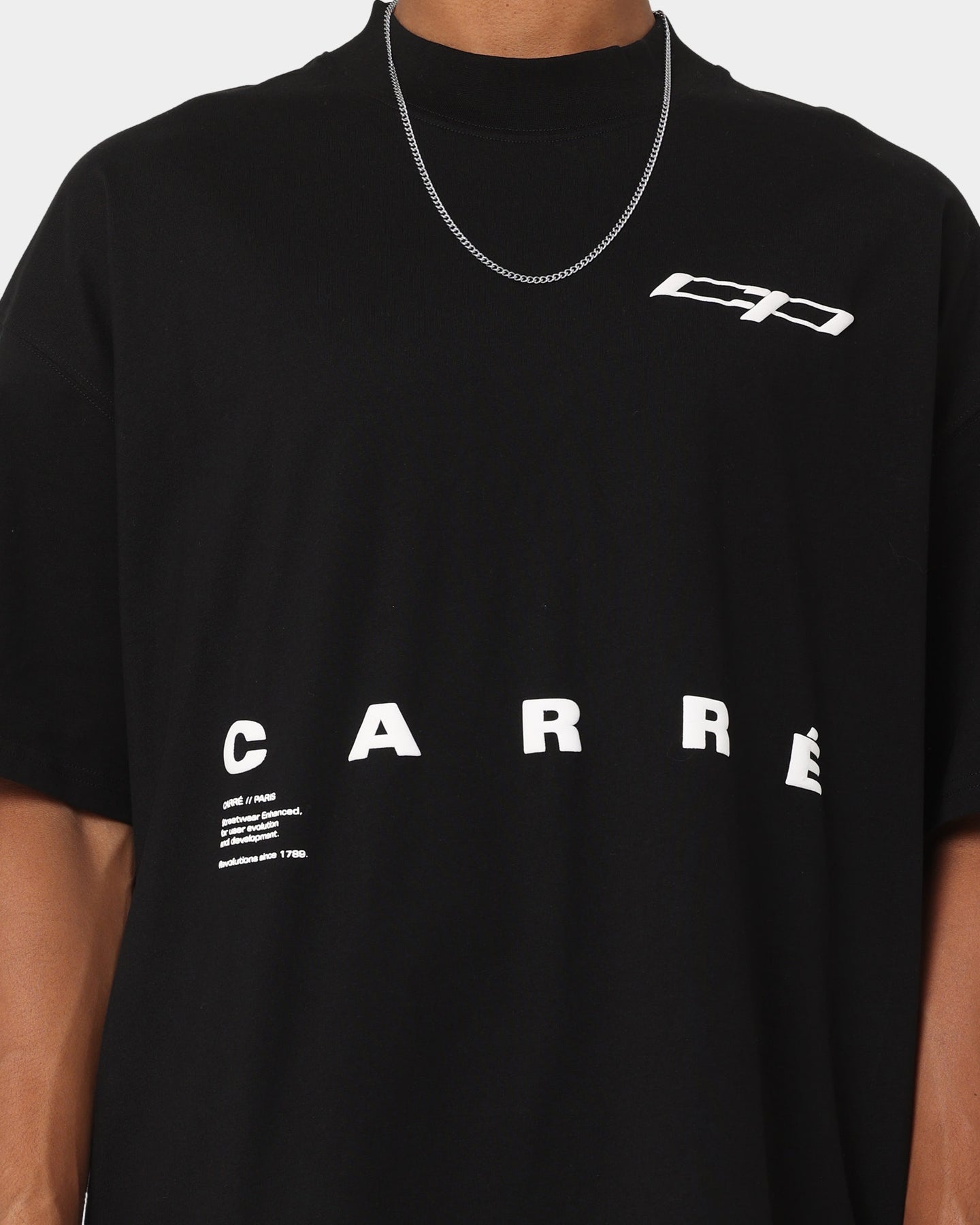 Carré Enhanced Oversized T-Shirt Black、mySite、zt4zffjzw