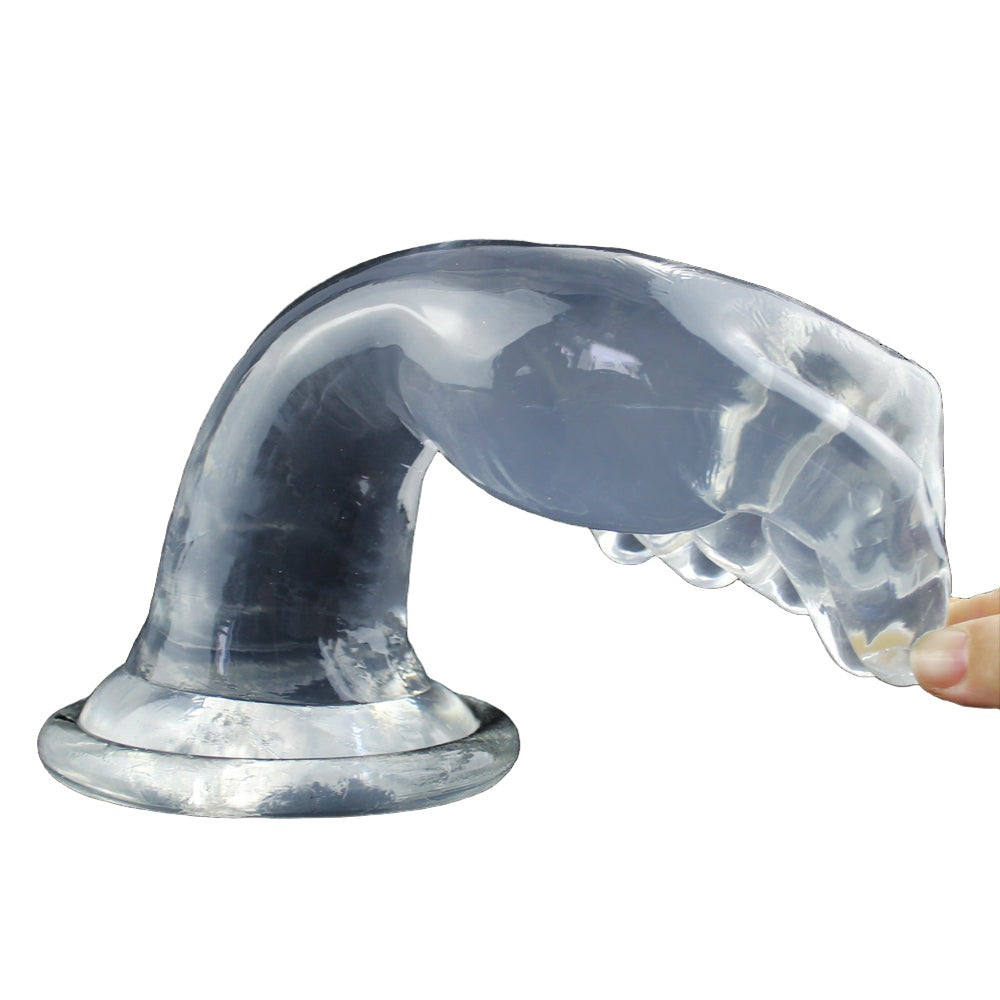 Come Closer Clear Play Fist No 5 | Suction Cup | Flexible O.5 KG | Free Satin Bag、mySite、bottomscart