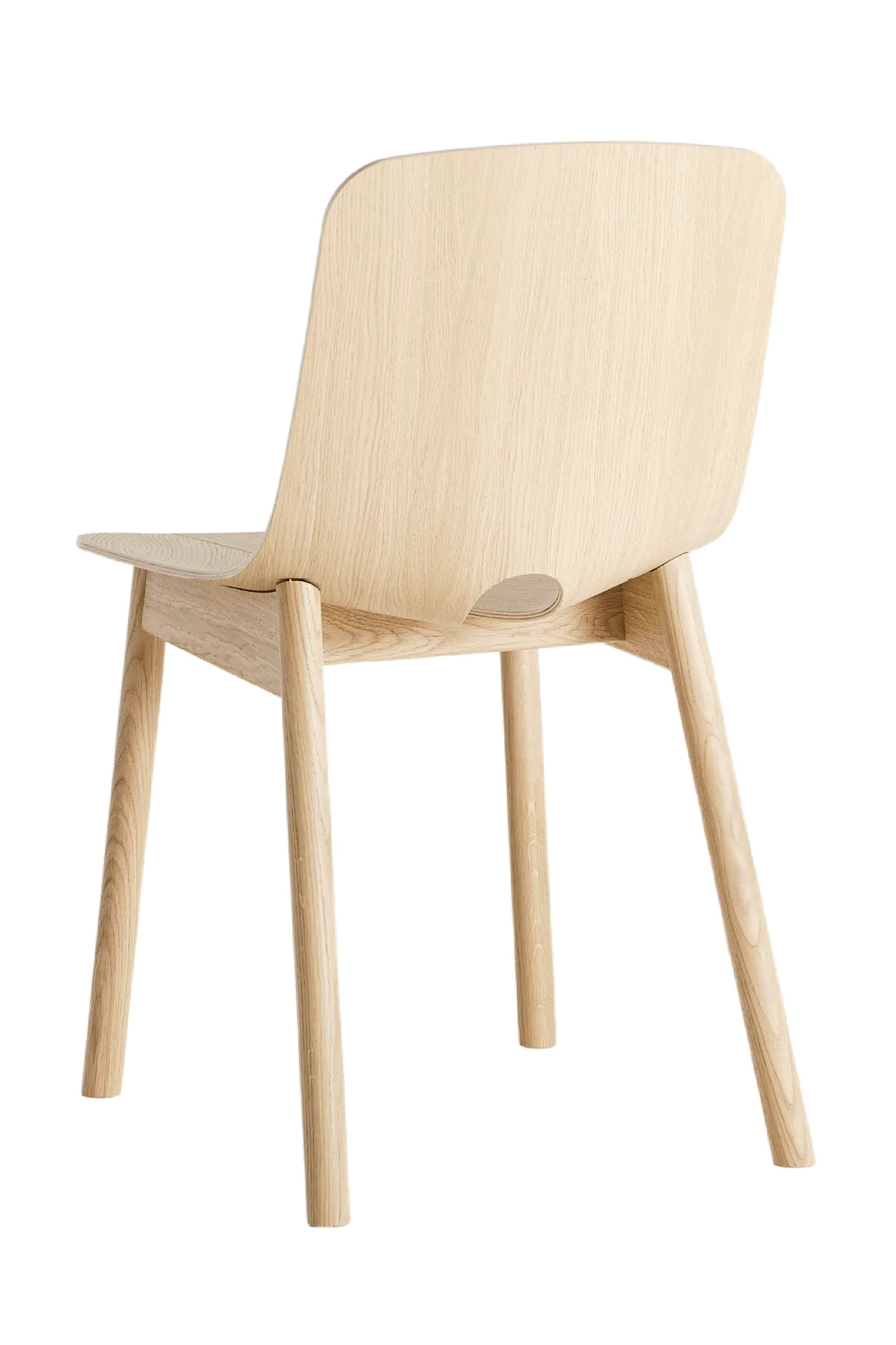 White Oak Minimalist Dining Chair | WOUD Mono、mySite、neckold
