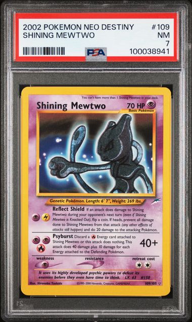 Shining Mewtwo #109 PSA 7 Neo Destiny、mySite、waistdrama