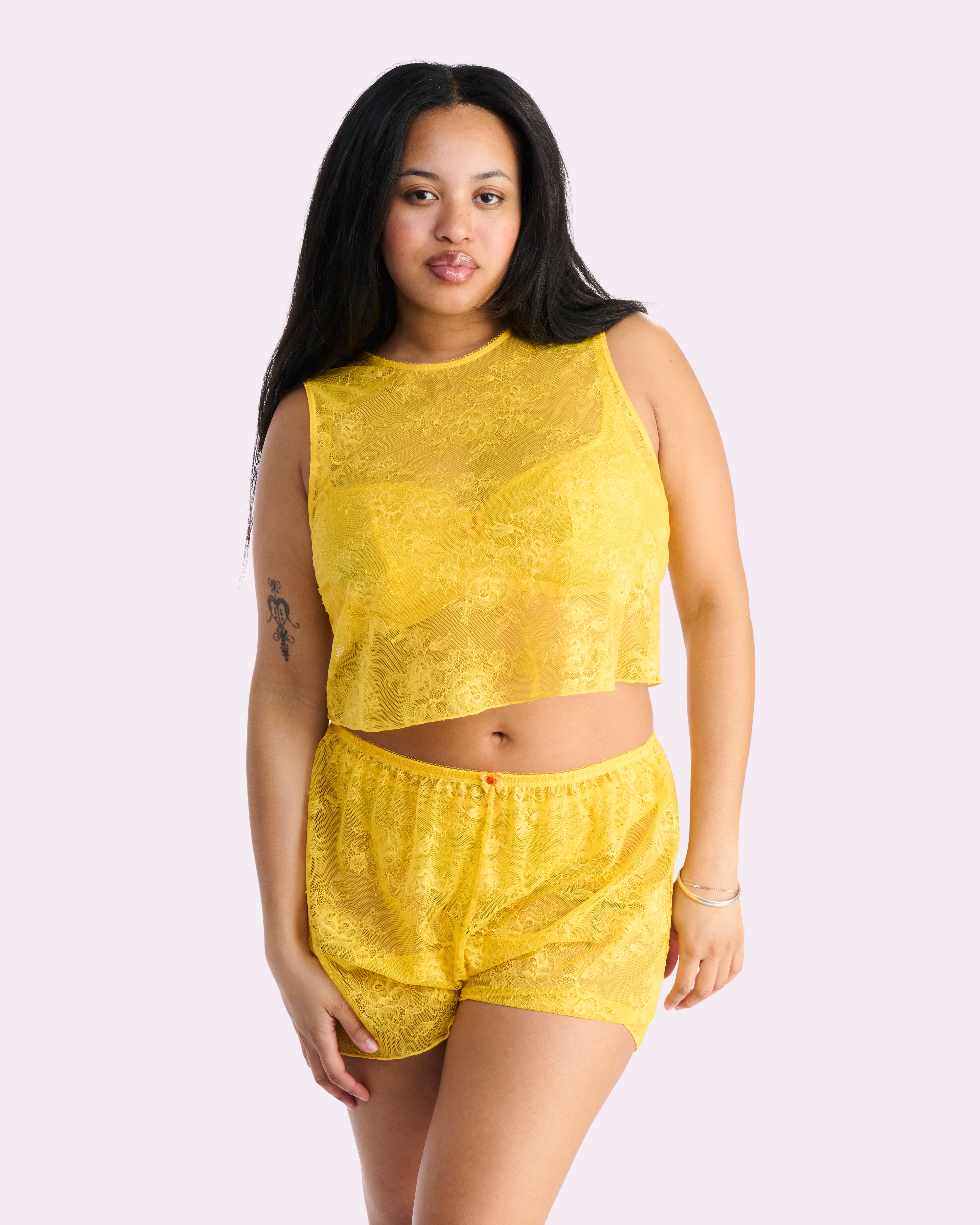 That Lace Tap Short | That Lace (Daffodil)、mySite、bengalsvssteelers