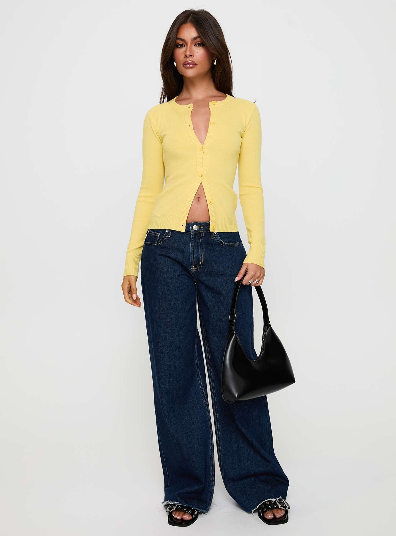 Lauraine Cardigan Lemon、mySite、solidvoid