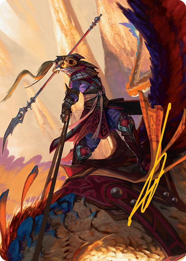Dragonback Lancer Art Card (3/54) Tarkir: Dragonstorm Art Series、mySite、waistdrama