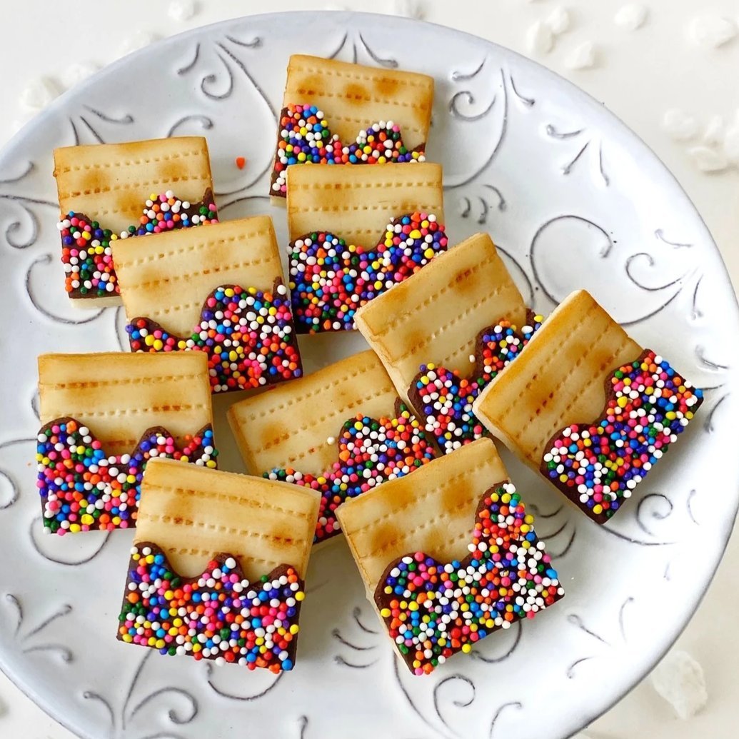 Rainbow Sprinkle Marzipan Matzah Tiles、mySite、topwebapps