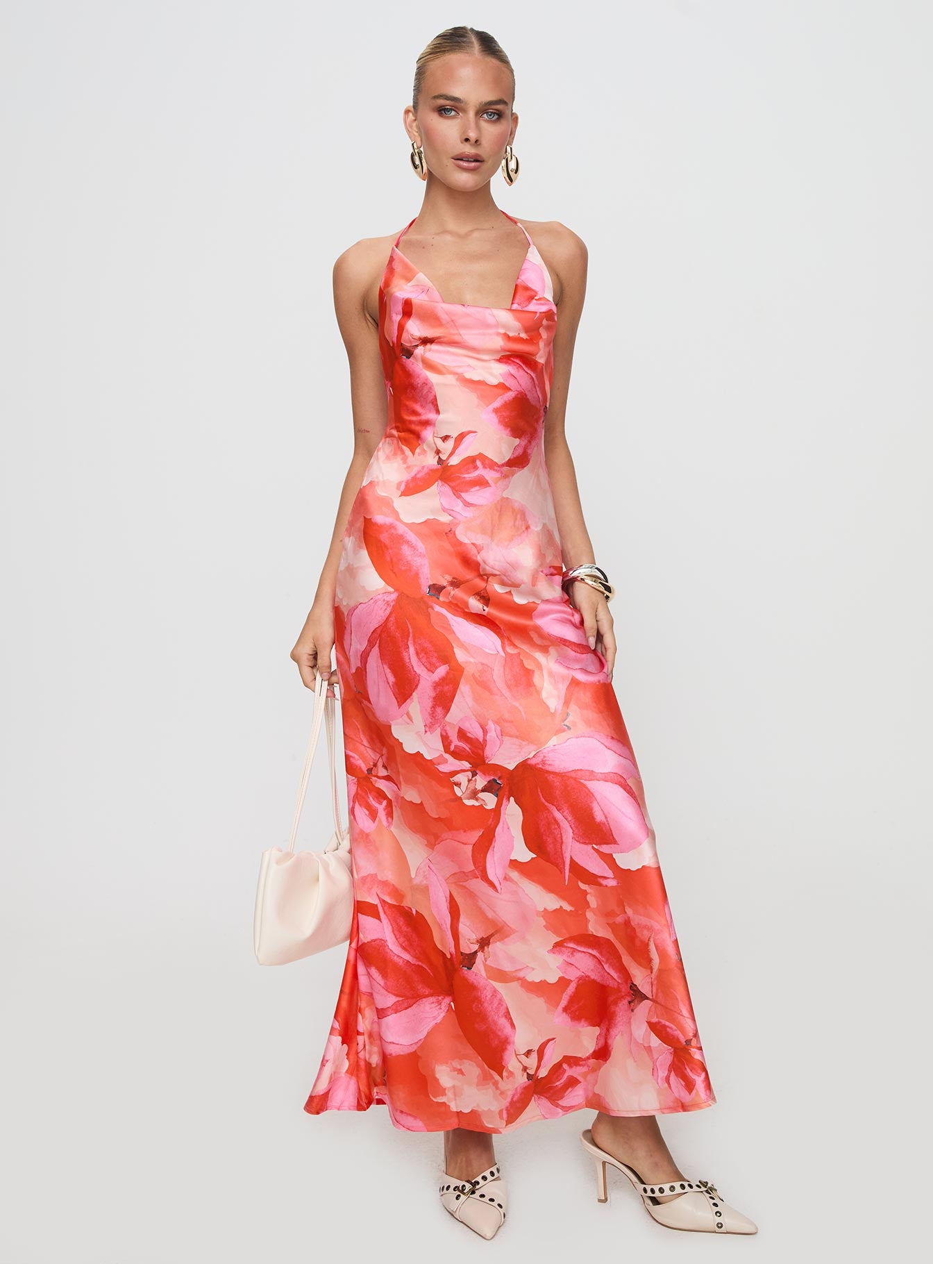 Simor Maxi Dress Red、mySite、solidvoid