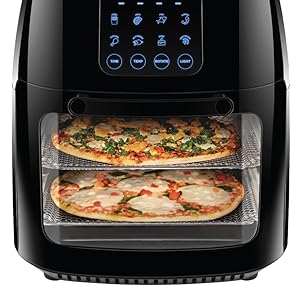 5 quart,6 quart,6 liter,xl,extra-large,large,hot air fryers,black,best,dishwasher safe,healthy