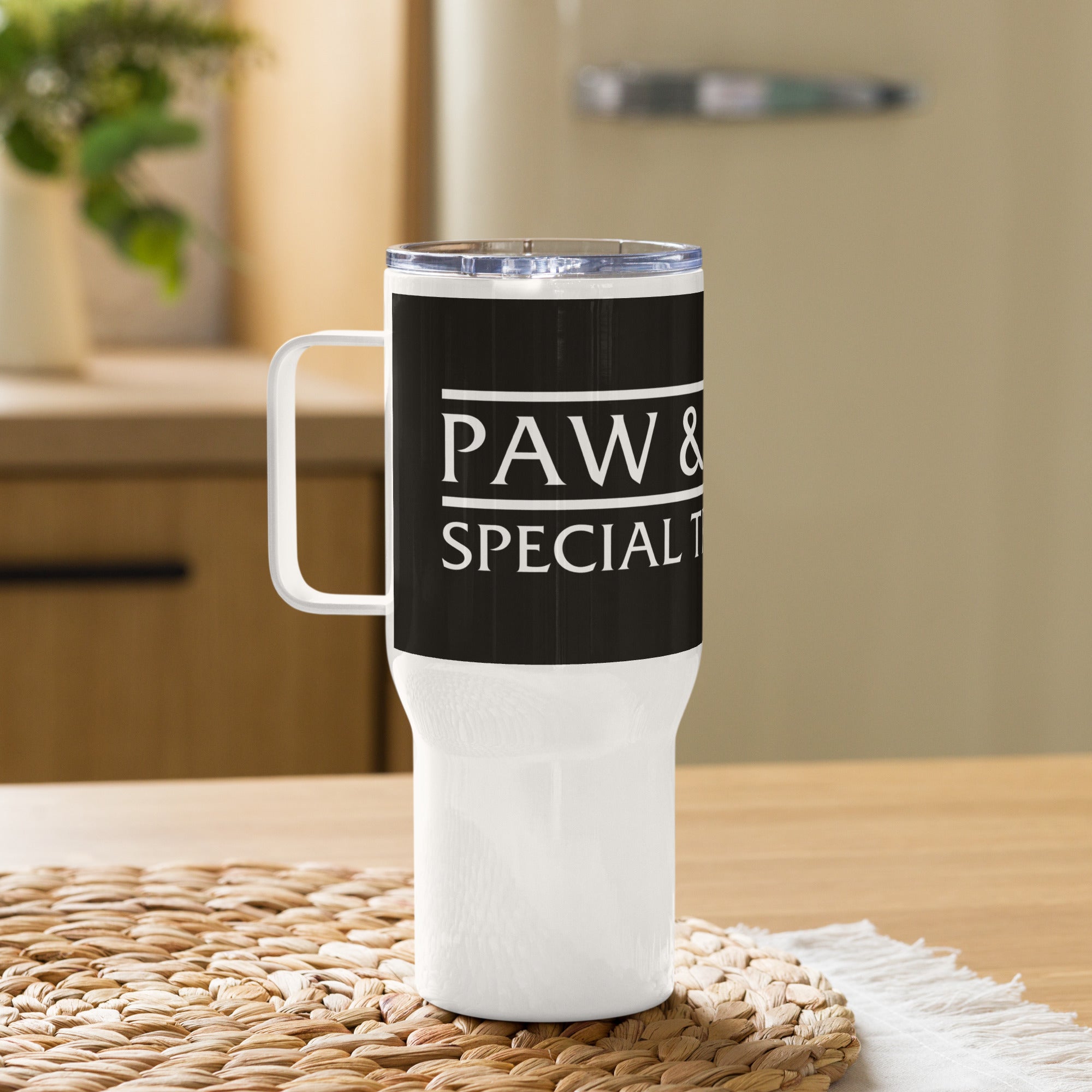 Special Treats Unit 25oz Handle Tumbler Travel Mug、mySite、camillekostekn