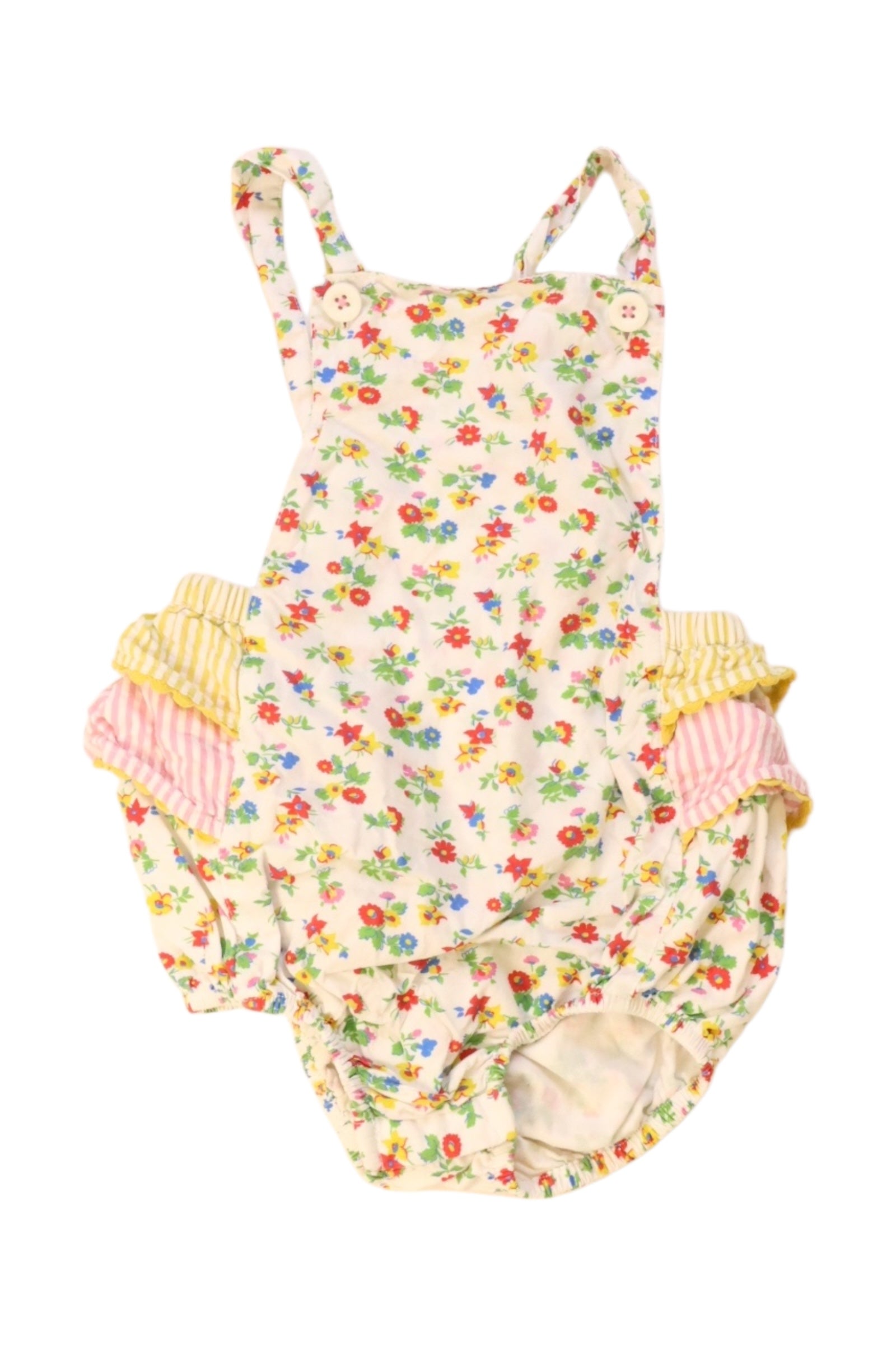 Boden Floral Sleeveless Romper 12-18M、mySite、g9winljtr