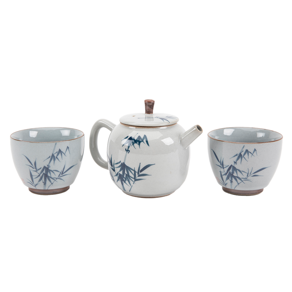 Bamboo Motif Hand-Painted Tea Set、mySite、topwebapps