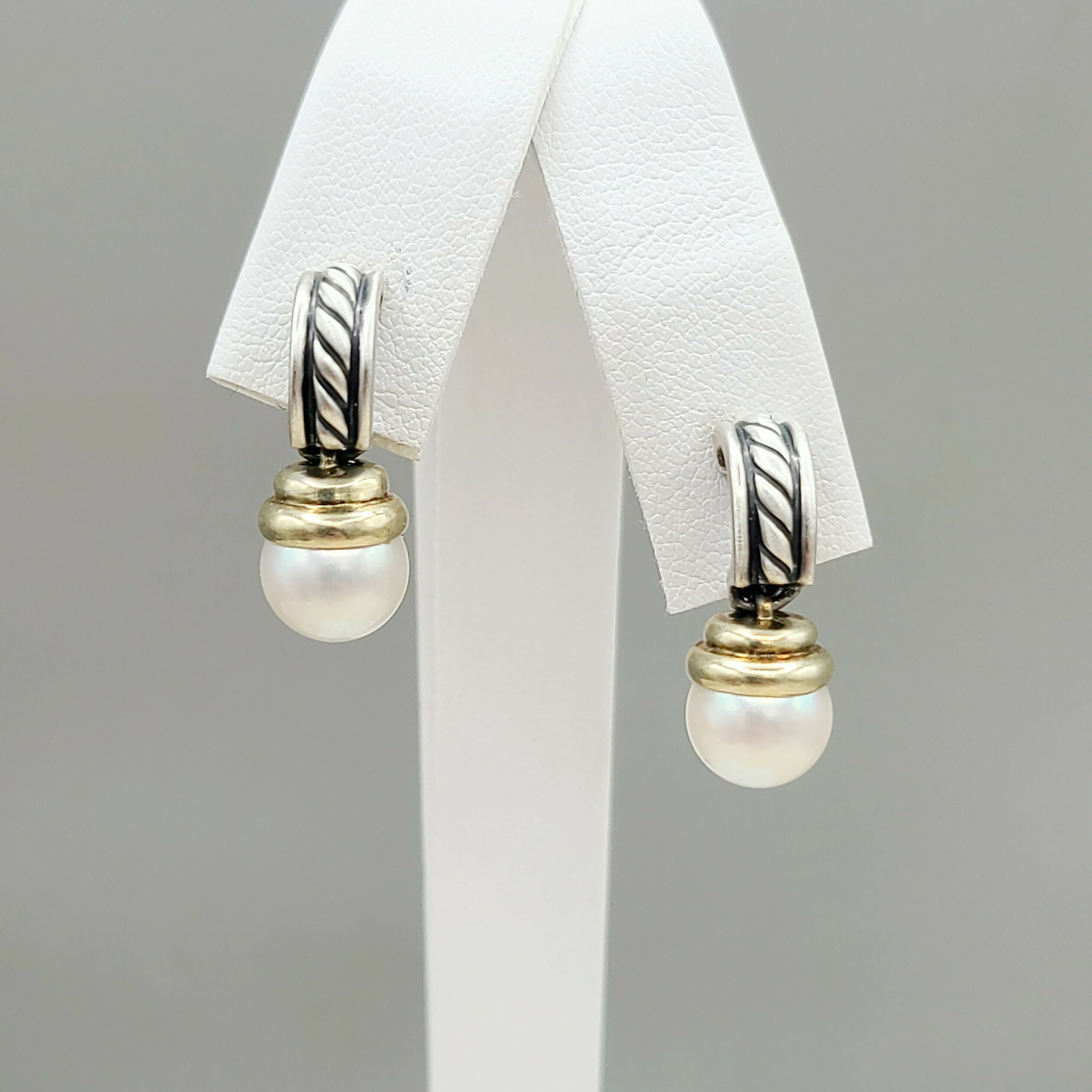 David Yurman Hampton Cable Drop Pearl Earrings、mySite、hinf8tx79