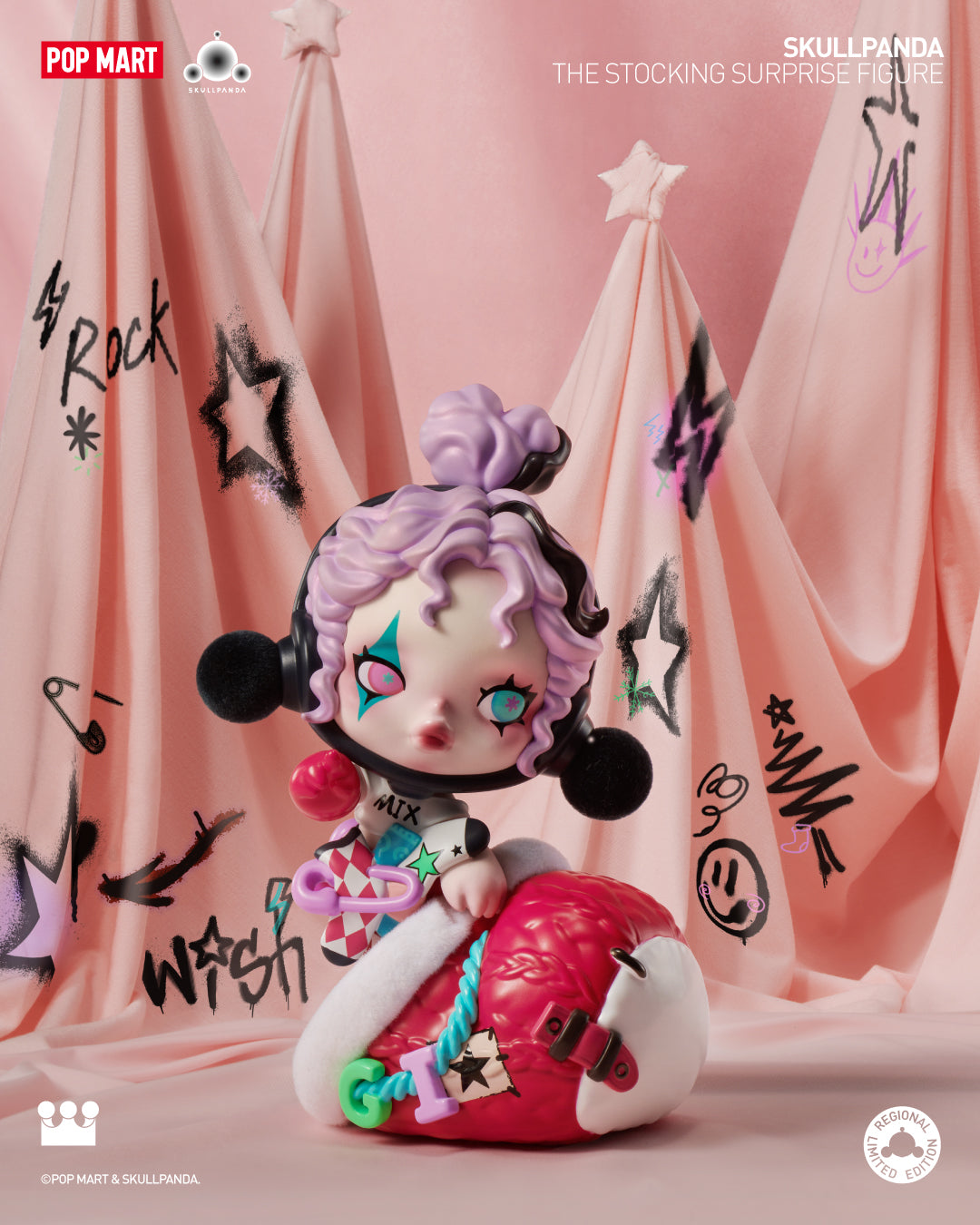  POP MART SKULLPANDA The Stocking Surprise Figure、mySite、greenlandpopulation