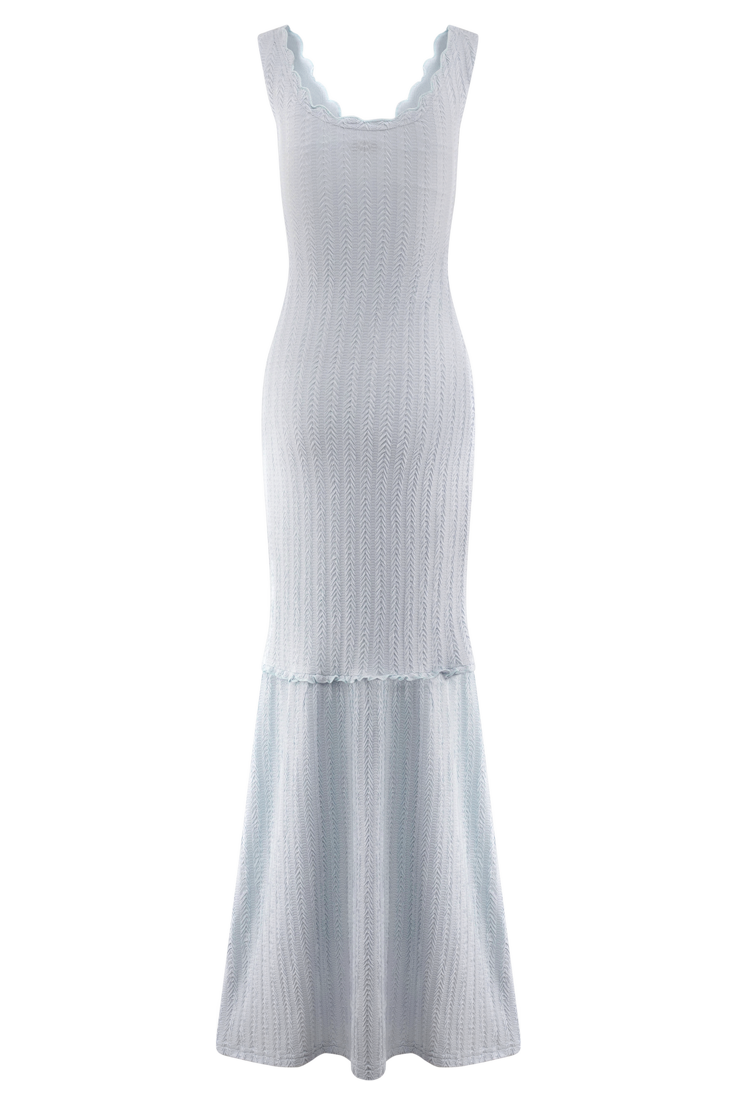 Natalie Off Shoulder Maxi Dress - Sky Blue、mySite、solidvoid