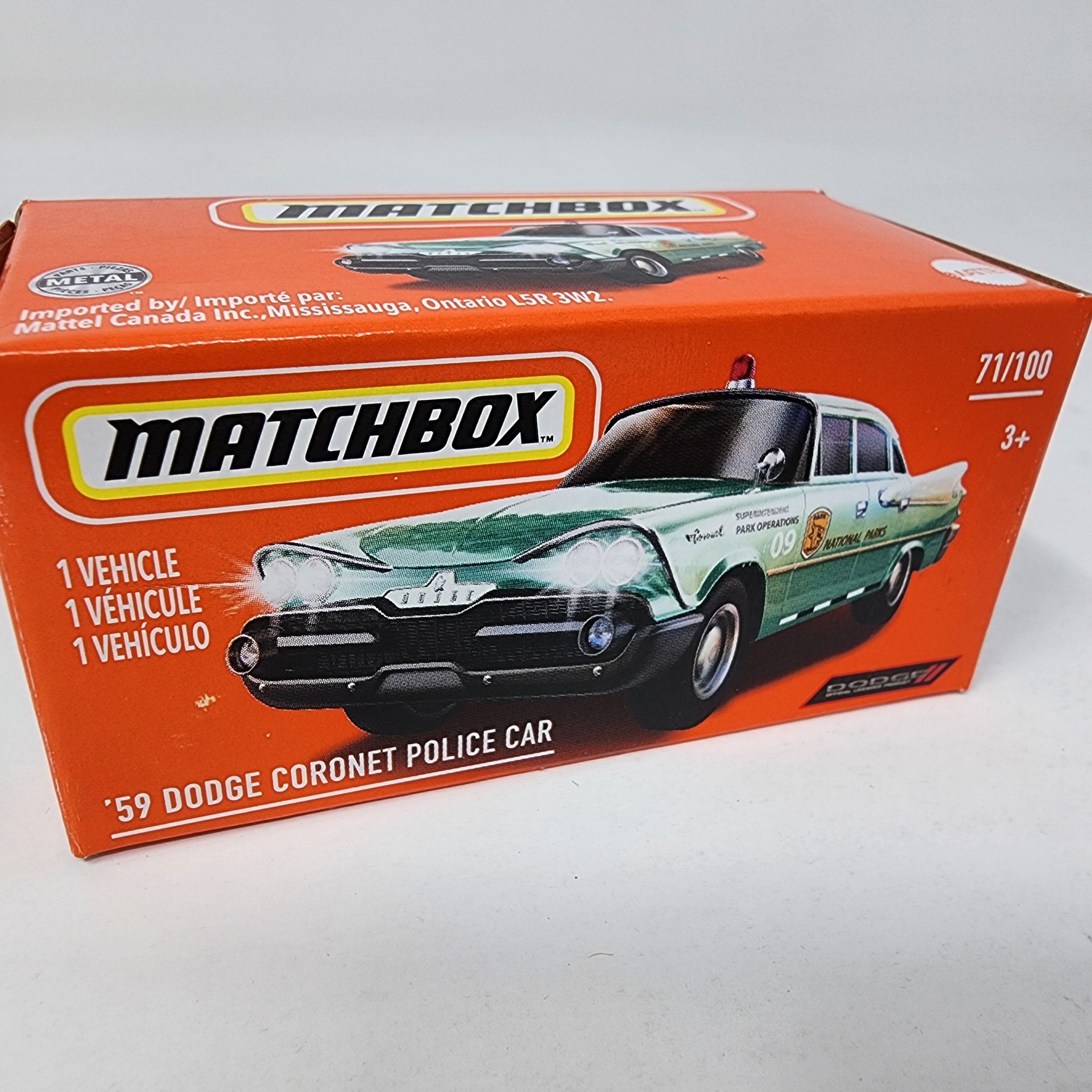 '59 Dodge Coronet Police National Parks #71 * Matchbox Power Grabs、mySite、hgirdovlk