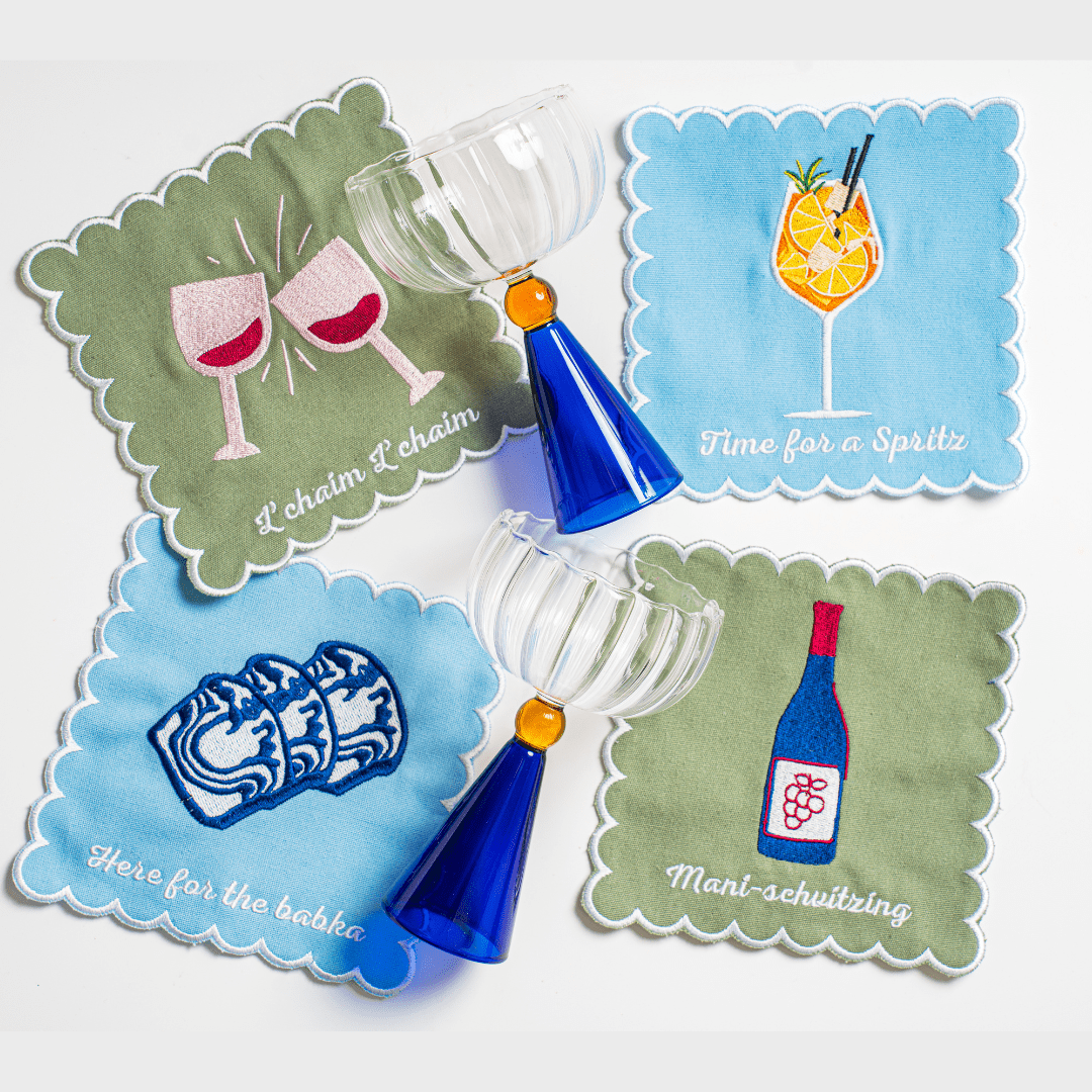 L'Chaim Cocktail Napkins - Set of 4、mySite、topwebapps