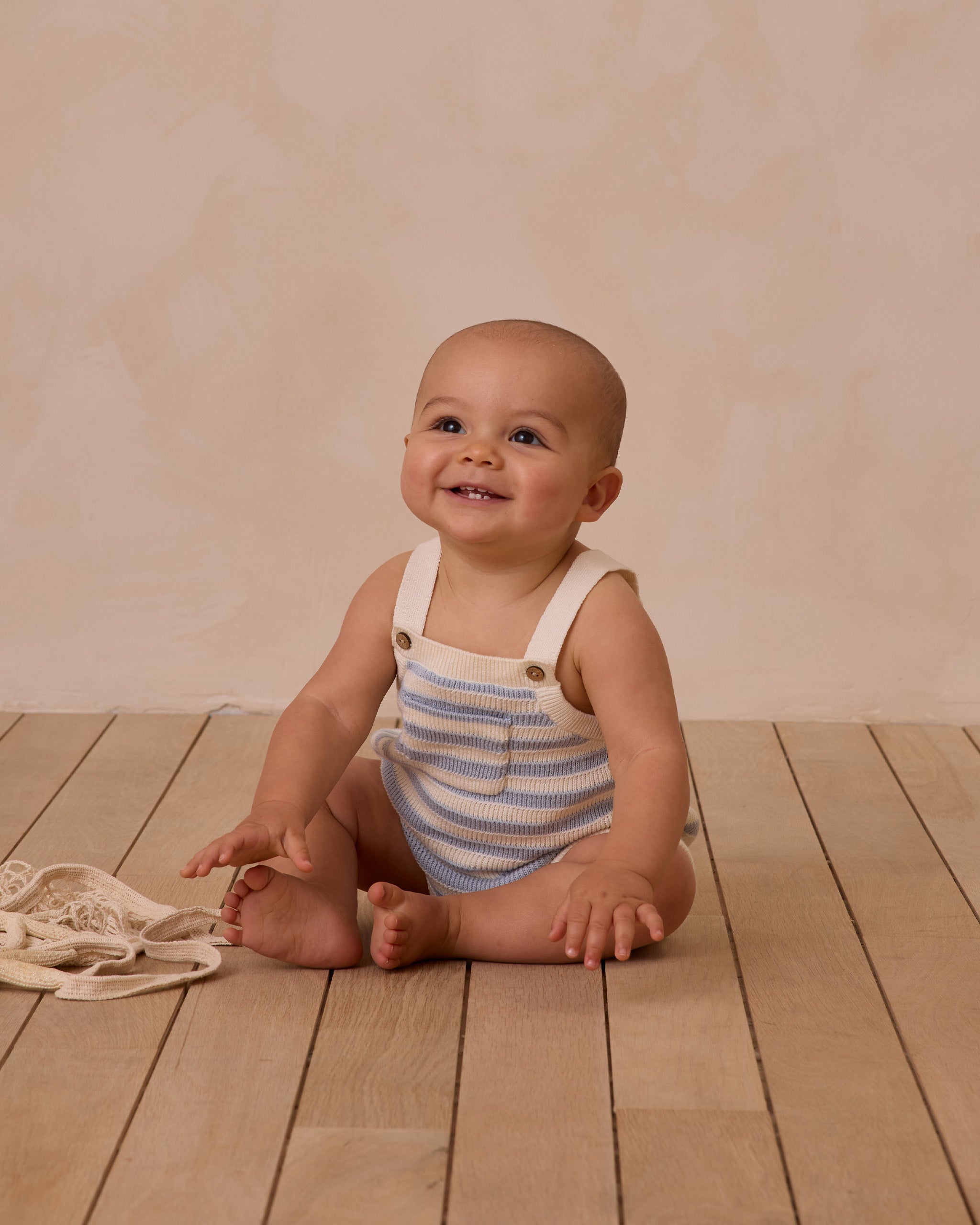  Ashton Knit Romper || Blue Stripe、mySite、layawaytickets