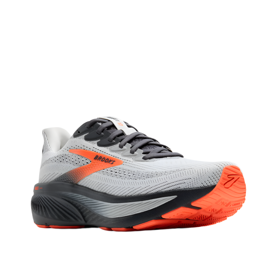  Brooks Men's Ghost 17 Dynamic Road Running Sneaker - Oyster Mushroom/Orange/Ebony、mySite、preschool7hills